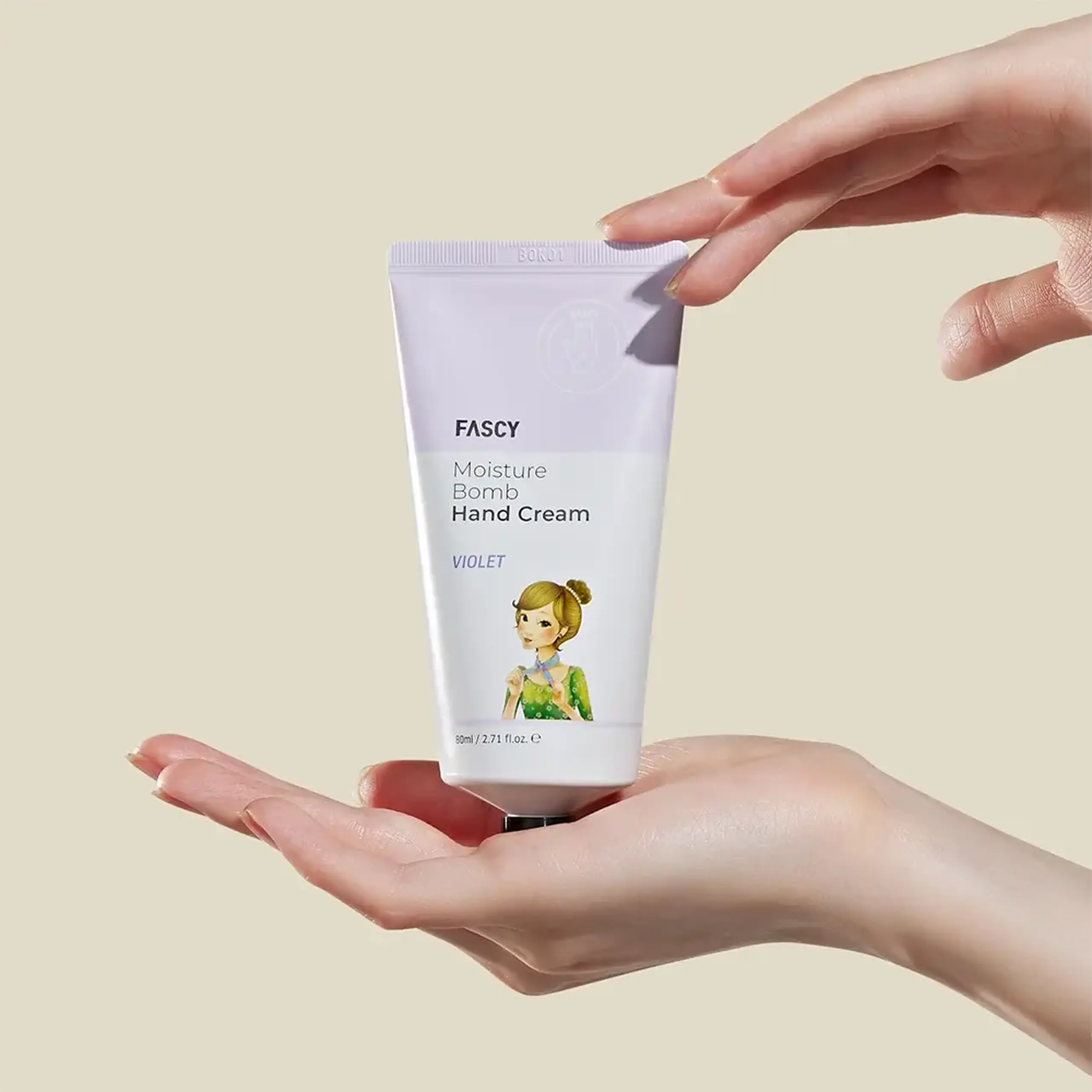 Cremă pentru mâini Moisture Bomb Hand Cream Violet 80 ml