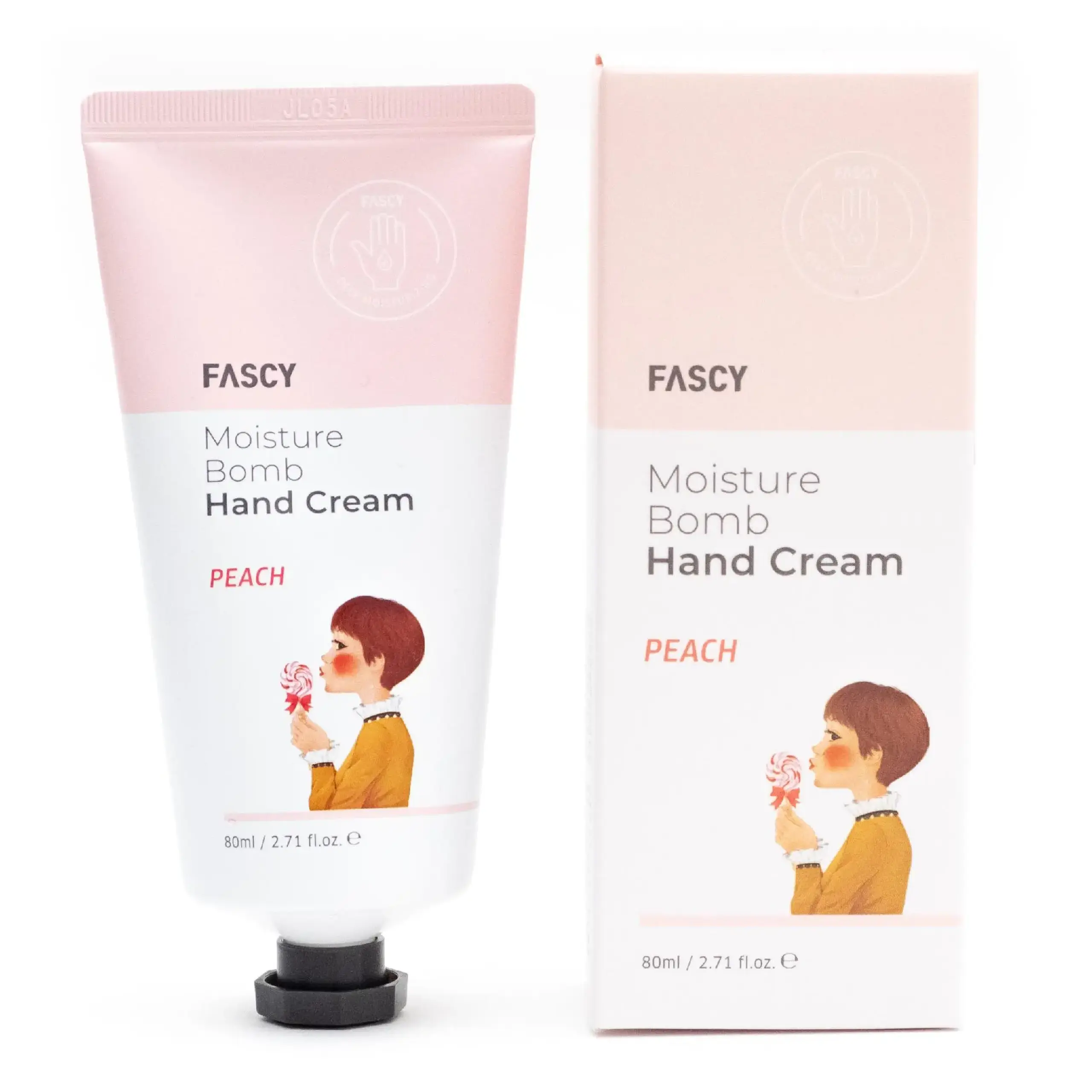 Cremă pentru mâini Fascy Moisture Bomb Hand Cream PEACH 80 ml