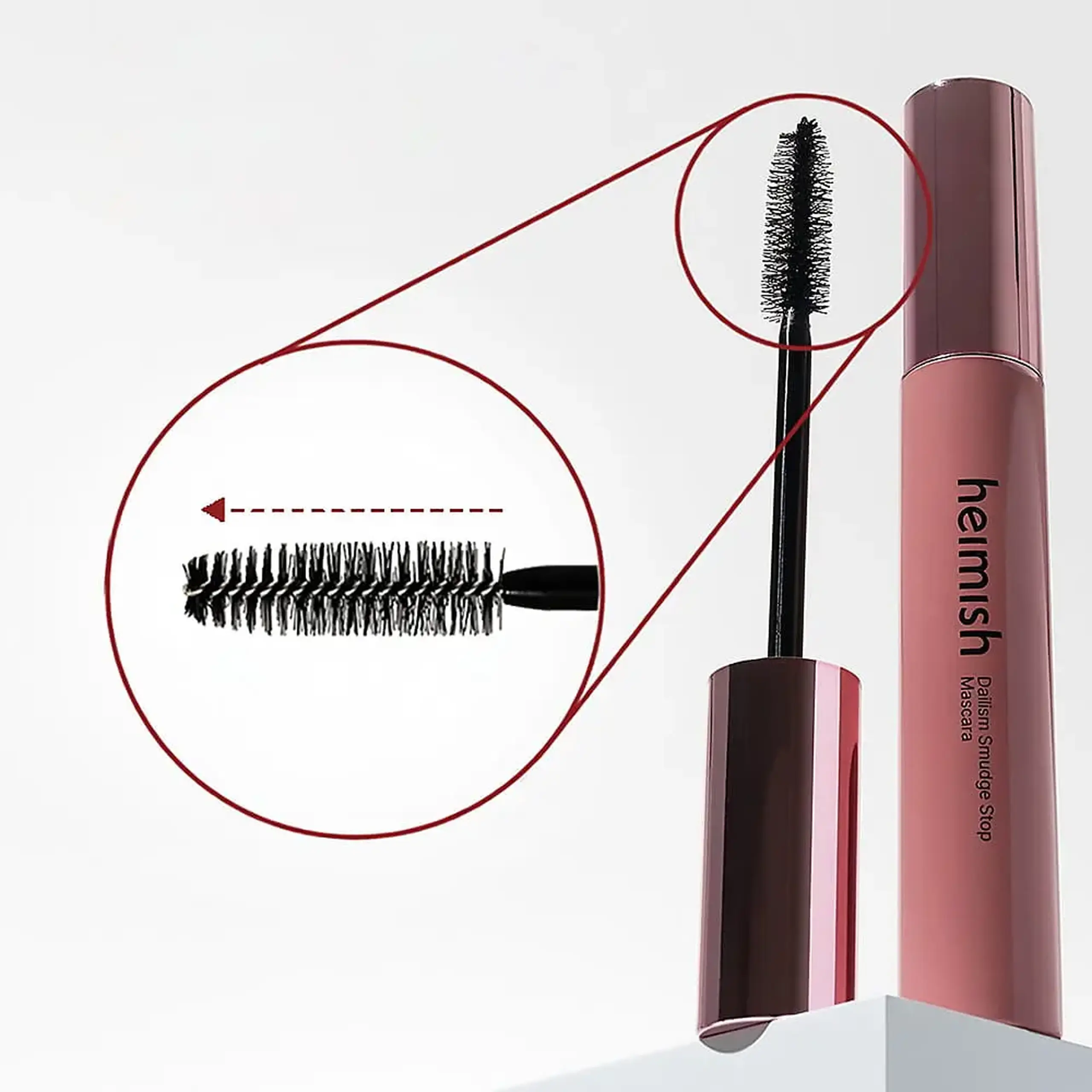 Rimel cu compuşi hidratanţi Heimish Dailism Smudge Stop mascara Volume Black