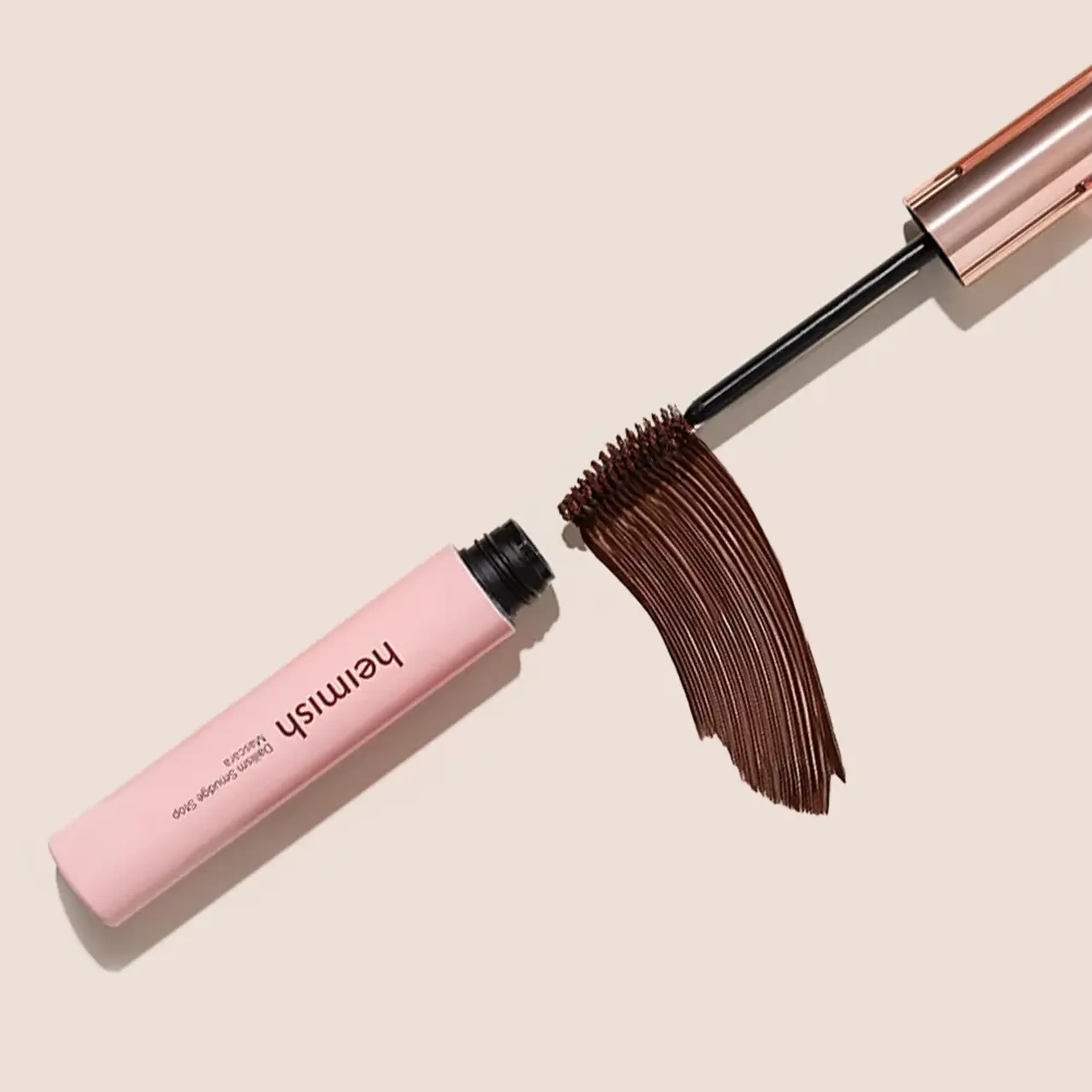 Mascara termo-rezistentă maro Heimish Dailism Smudge Stop Mascara Curling Brown