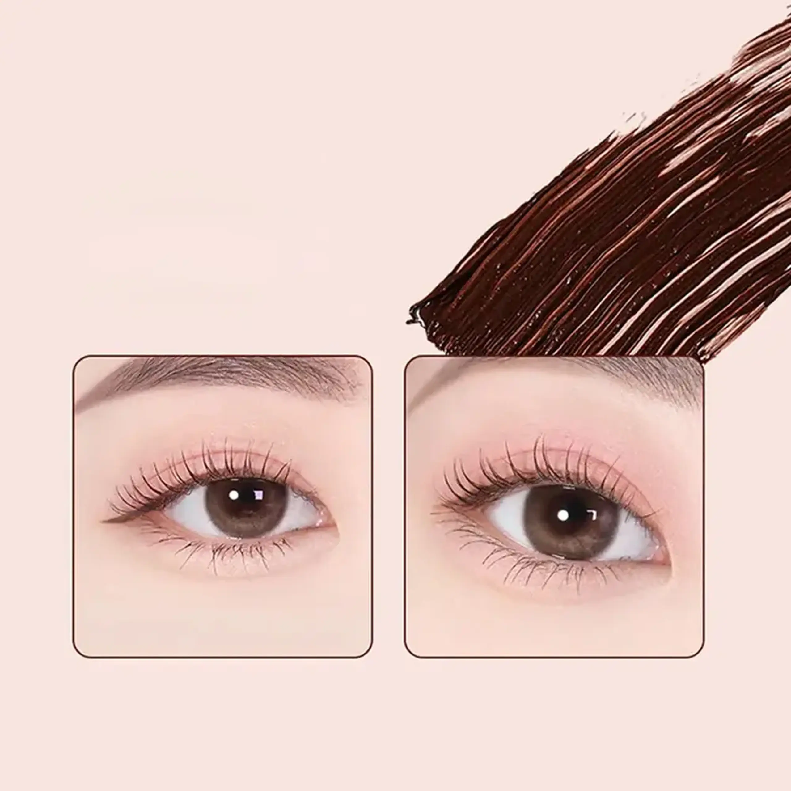 Mascara termo-rezistentă maro Heimish Dailism Smudge Stop Mascara Curling Brown