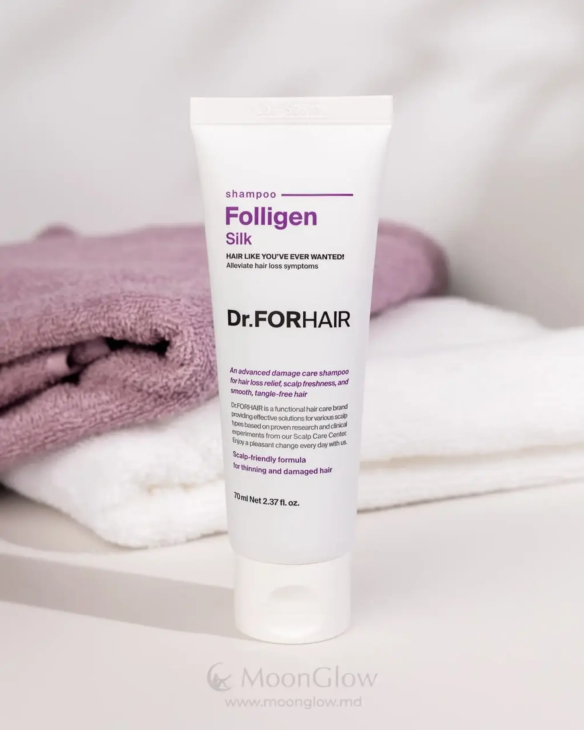 Șampon pentru păr cu proteine de mătase DR.FORHAIR Folligen Silk Shampoo 70ml