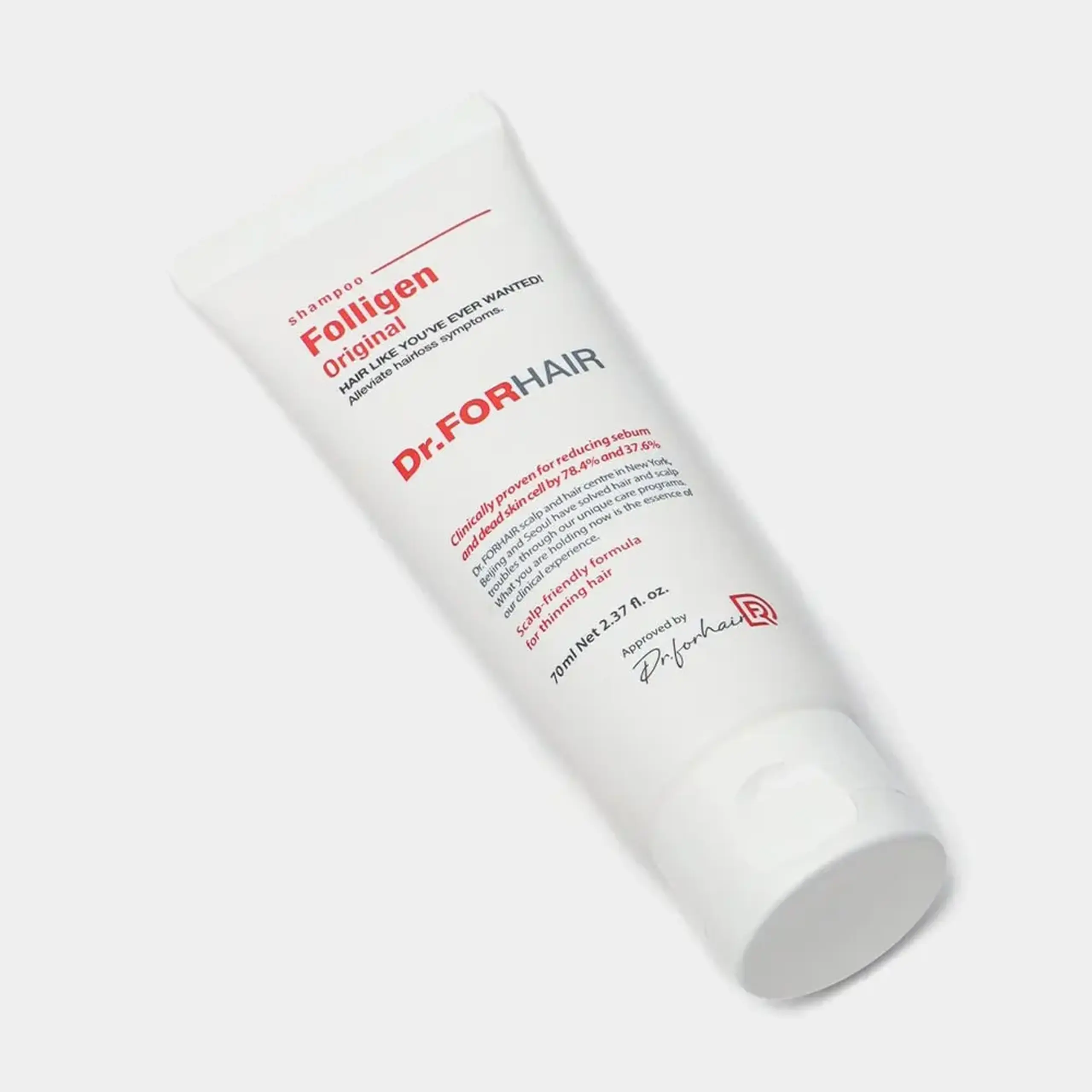 Șampon cu lipozomi împotriva căderii părului Dr.ForHair Folligen Original Shampoo 70ml