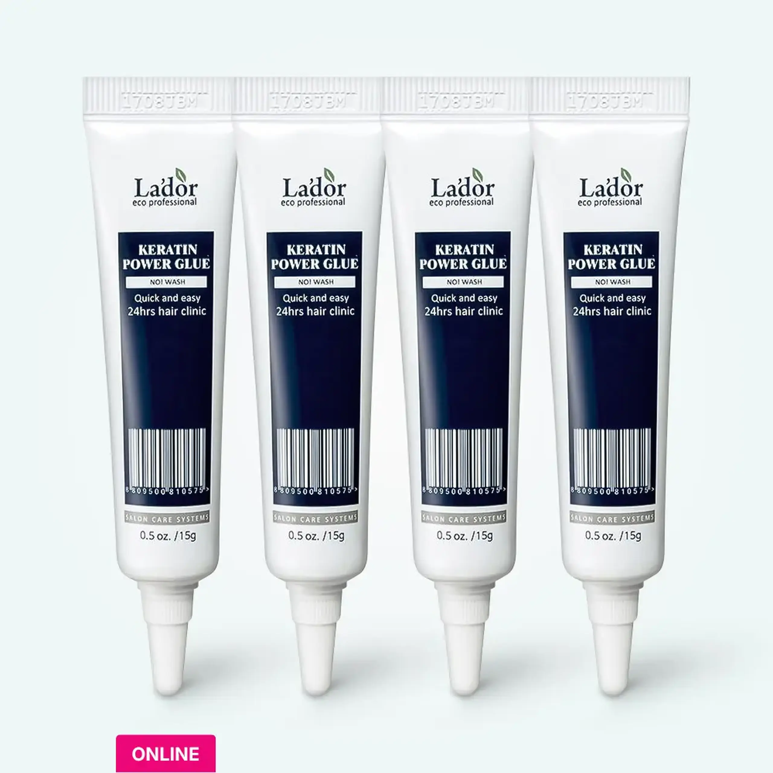 Ser nutritiv pentru protecţie firelor de păr Lador Keratin Power Glue Set 15ml*4