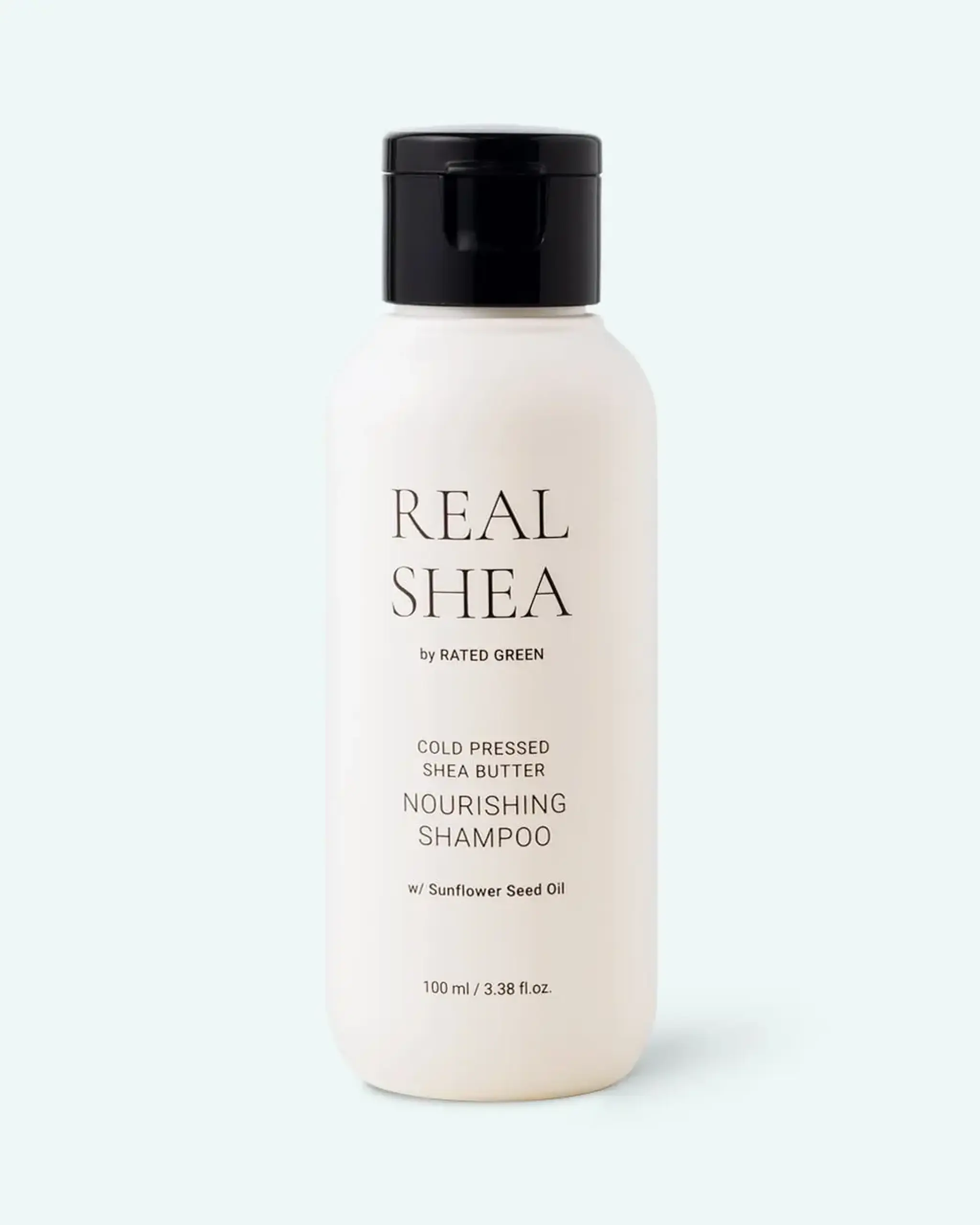 Șampon hidratant cu Unt de Shea Rated Green Cold Pressed Shea Butter Nourishing Shampoo 100ml