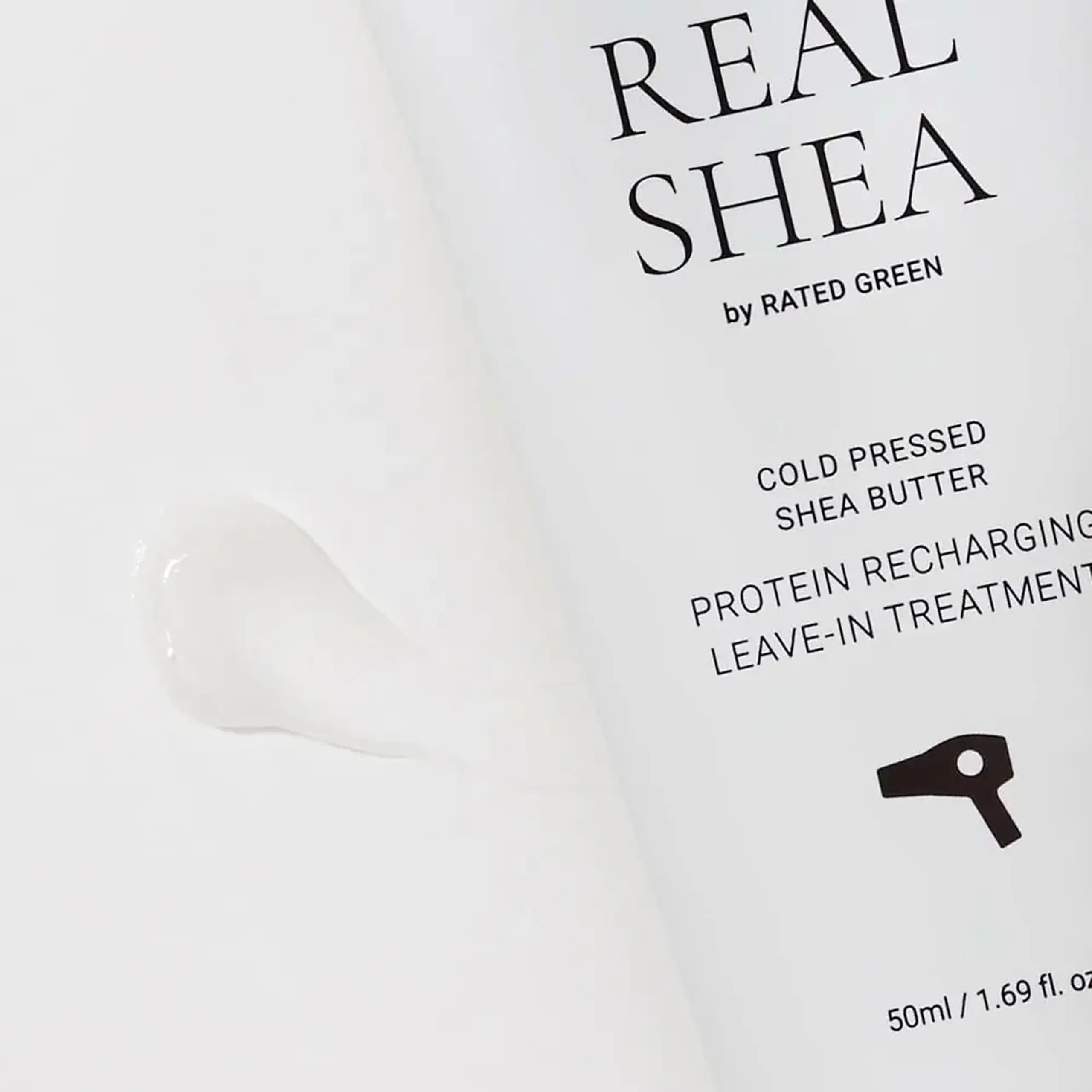 Mască tratament cu unt de Shea fără clătire Rated Green Cold Pressed Shea Butter Protein Recharging Leave-in Treatment 50ml
