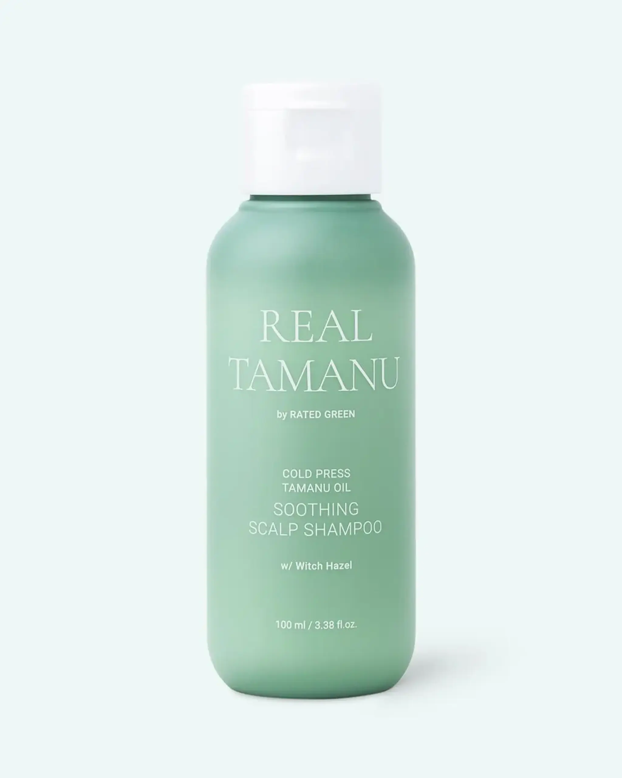 Șampon cu efet antiinflamator și antioxidant Rated Green Cold Pressed Tamanu Oil Soothing Scalp Shampoo 100ml