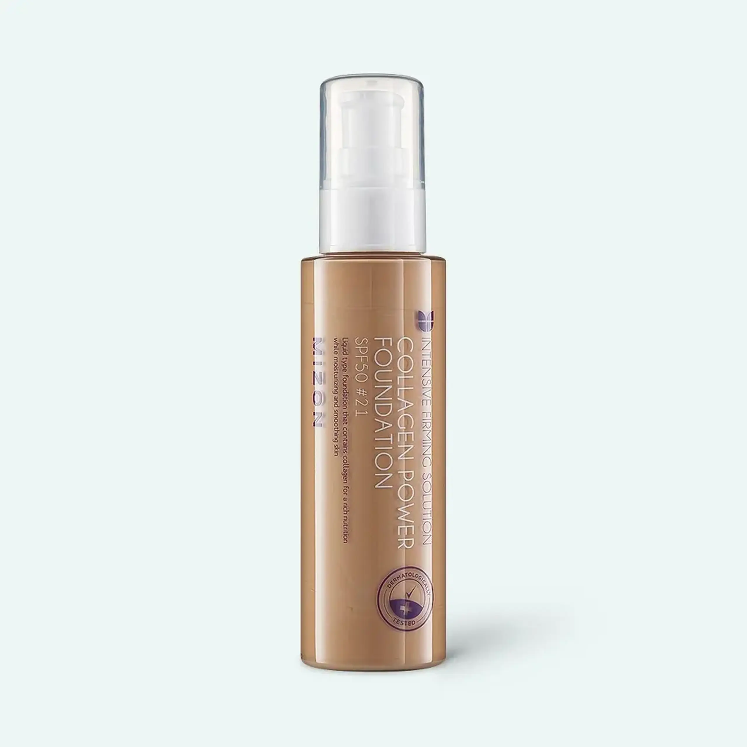 Fond de ten lichid cu colagen Mizon Collagen Power Foundation SPF50 #21 100g