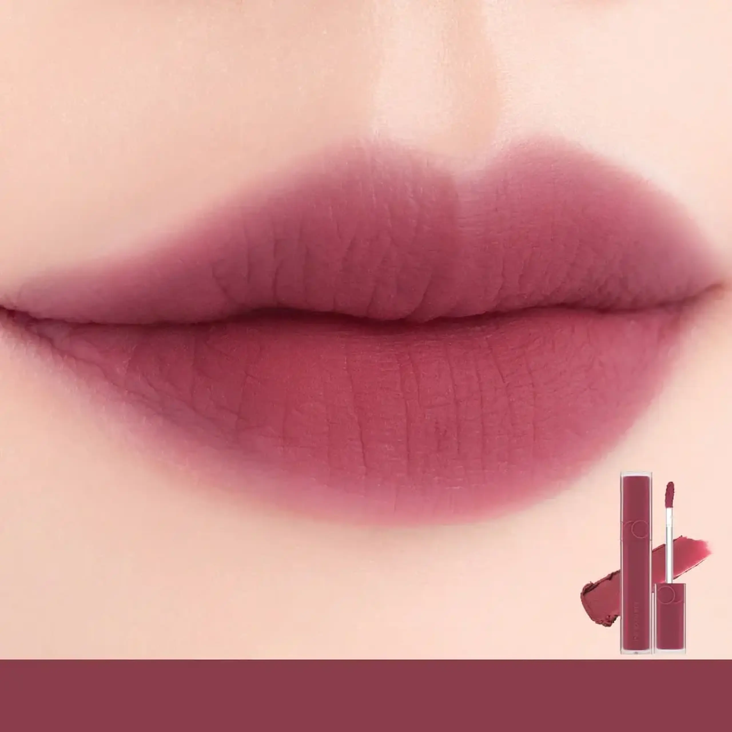 Tint de buze cu efect mat Rom&Nd Blur Fudge Tin 07 Cool Rose Up #4514