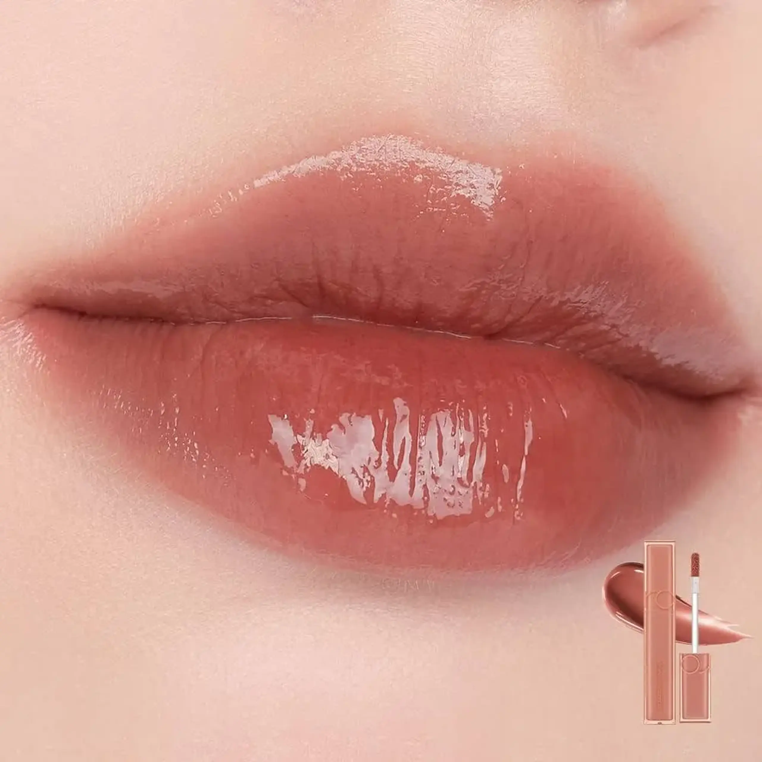 Tint de buze cu efect strălucitor Rom&nd Dewyful Water Tint #12 Canyon 5g