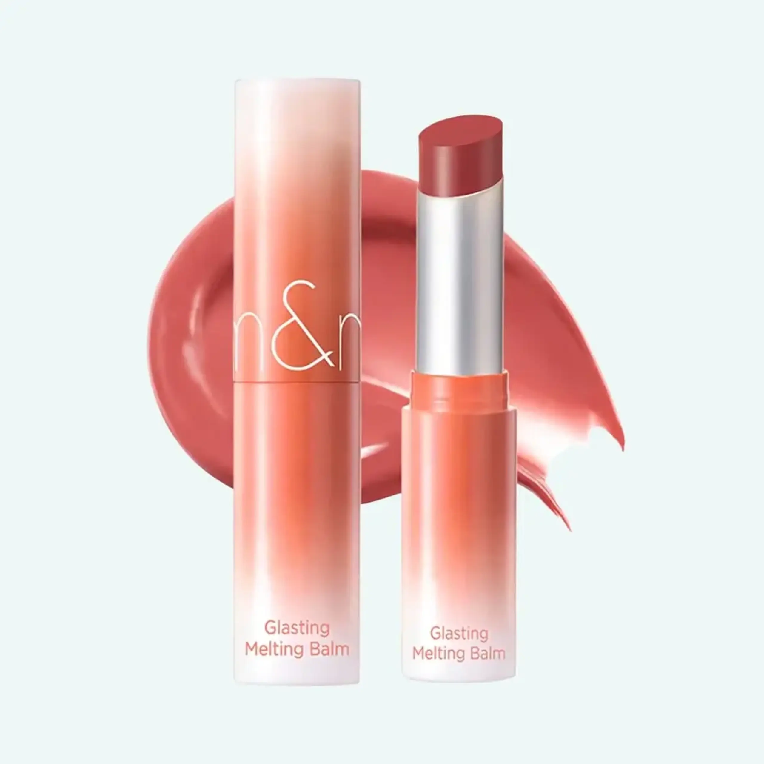 Ruj cu textură Balsam ROM&amp;ND Glasting Melting Balm 14 Dear Apple #8413