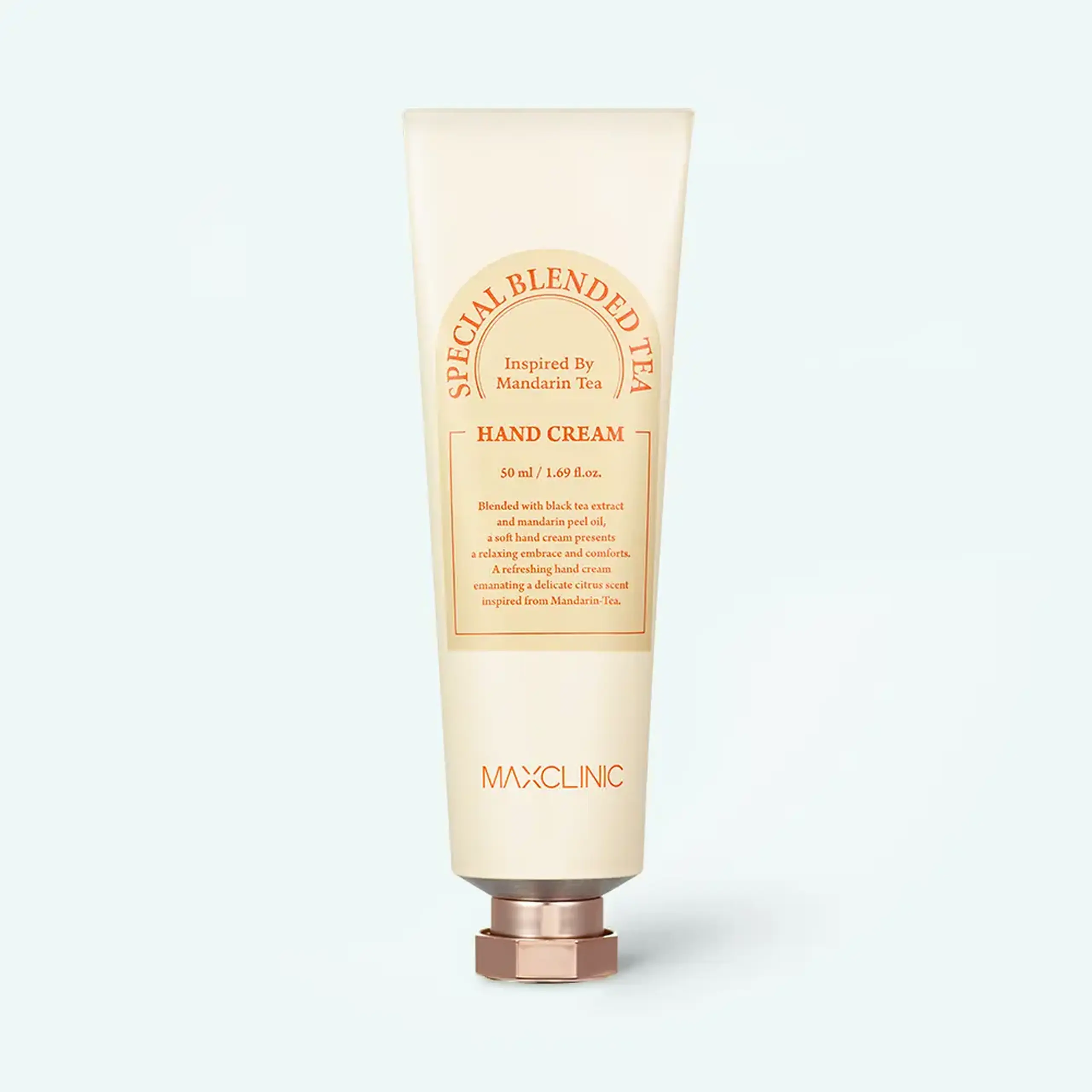 Cremă de mâini hidratantă cu un parfum delicat și rafinat Maxclinic SPECIAL BLENDED TEA Hand Cream 50ml