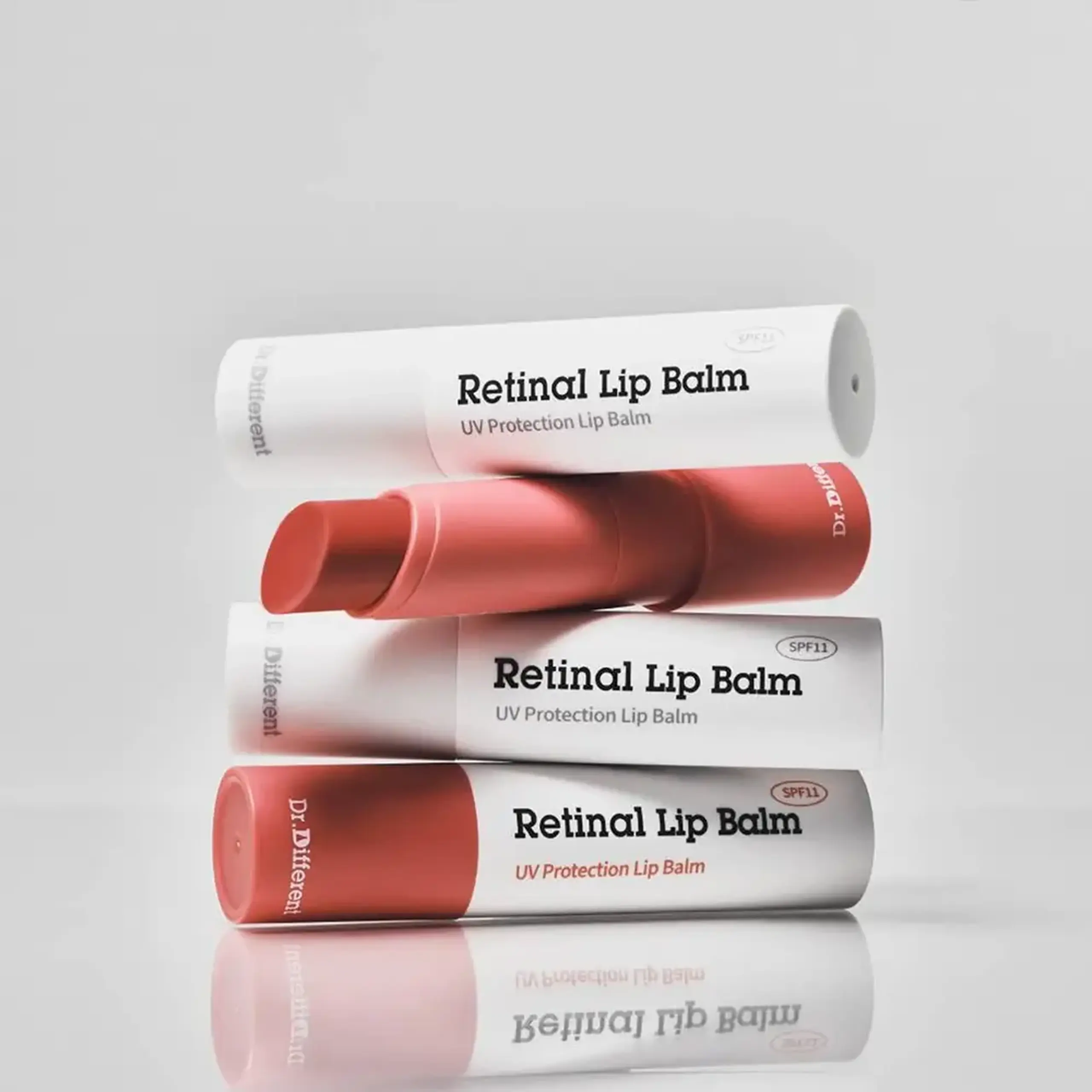Balsam de buze cu retinal Dr.Different Retinal Lip Balm 4g Spf11 Tinted