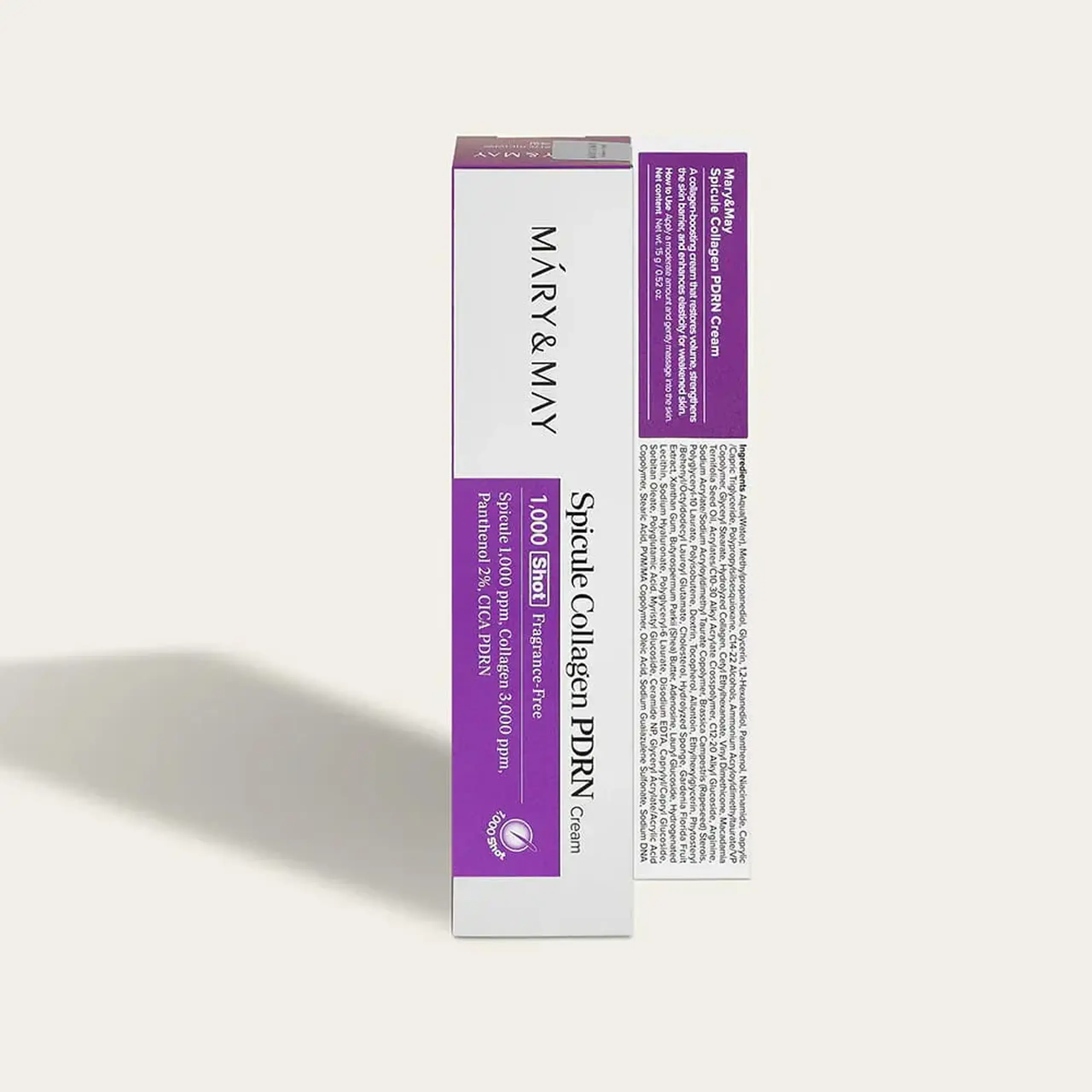 Cremă intensivă cu micro-spicule Mary&amp;May Spicule Collagen PDRN Cream 15g