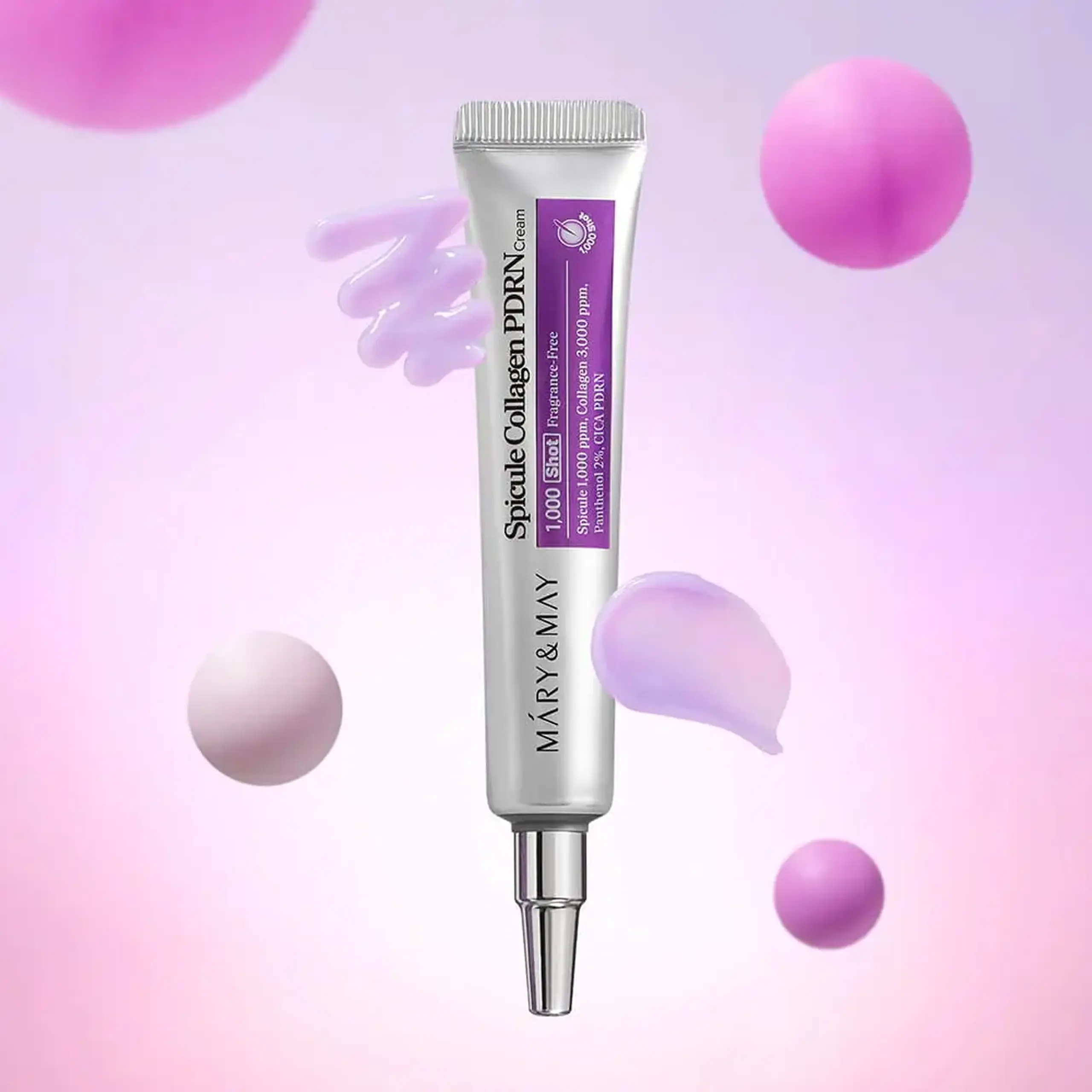 Cremă intensivă cu micro-spicule Mary&amp;May Spicule Collagen PDRN Cream 15g