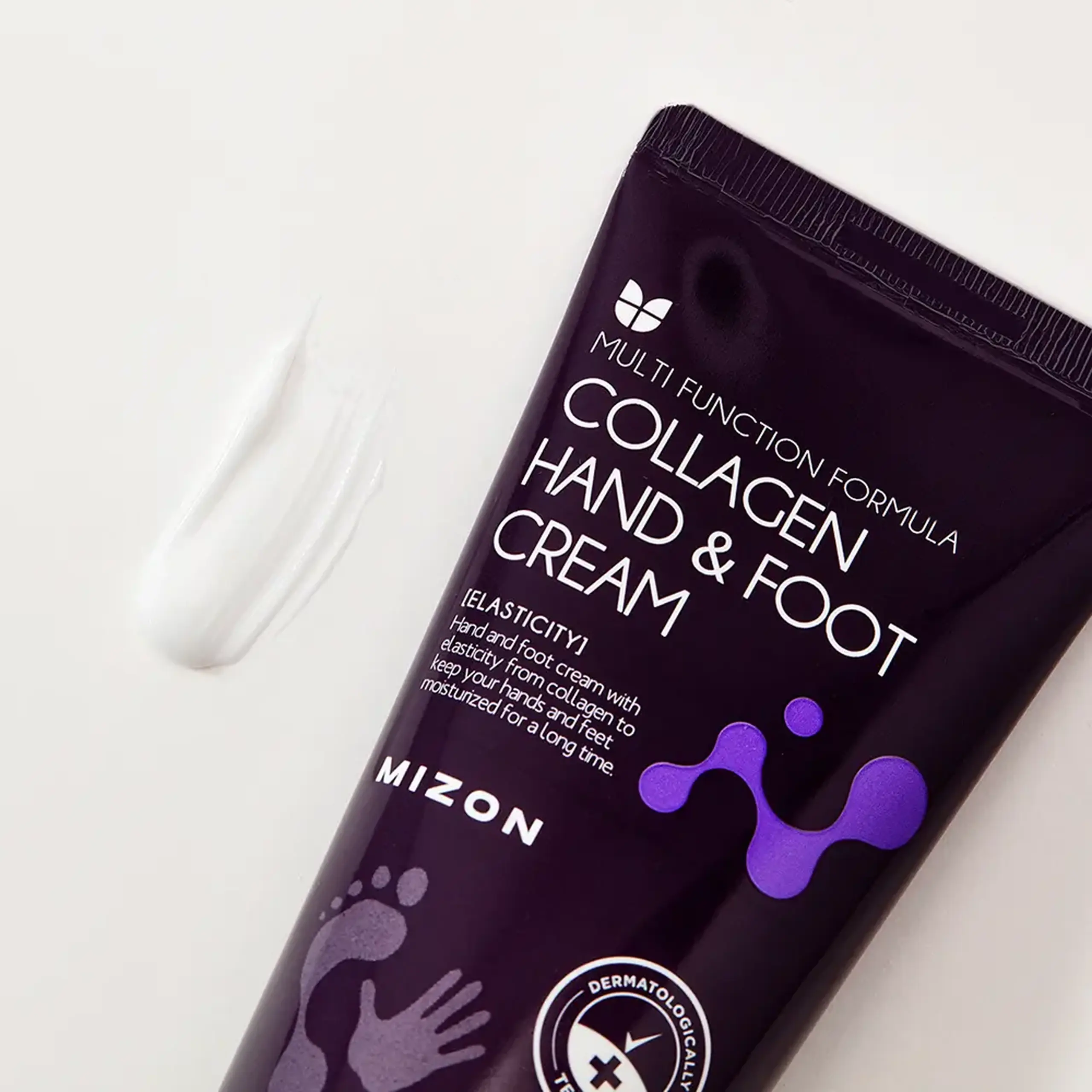 Cremă universală pentru îngrijirea pielii mâinilor și călcâielor Mizon Collagen Hand And Foot Cream 100ml