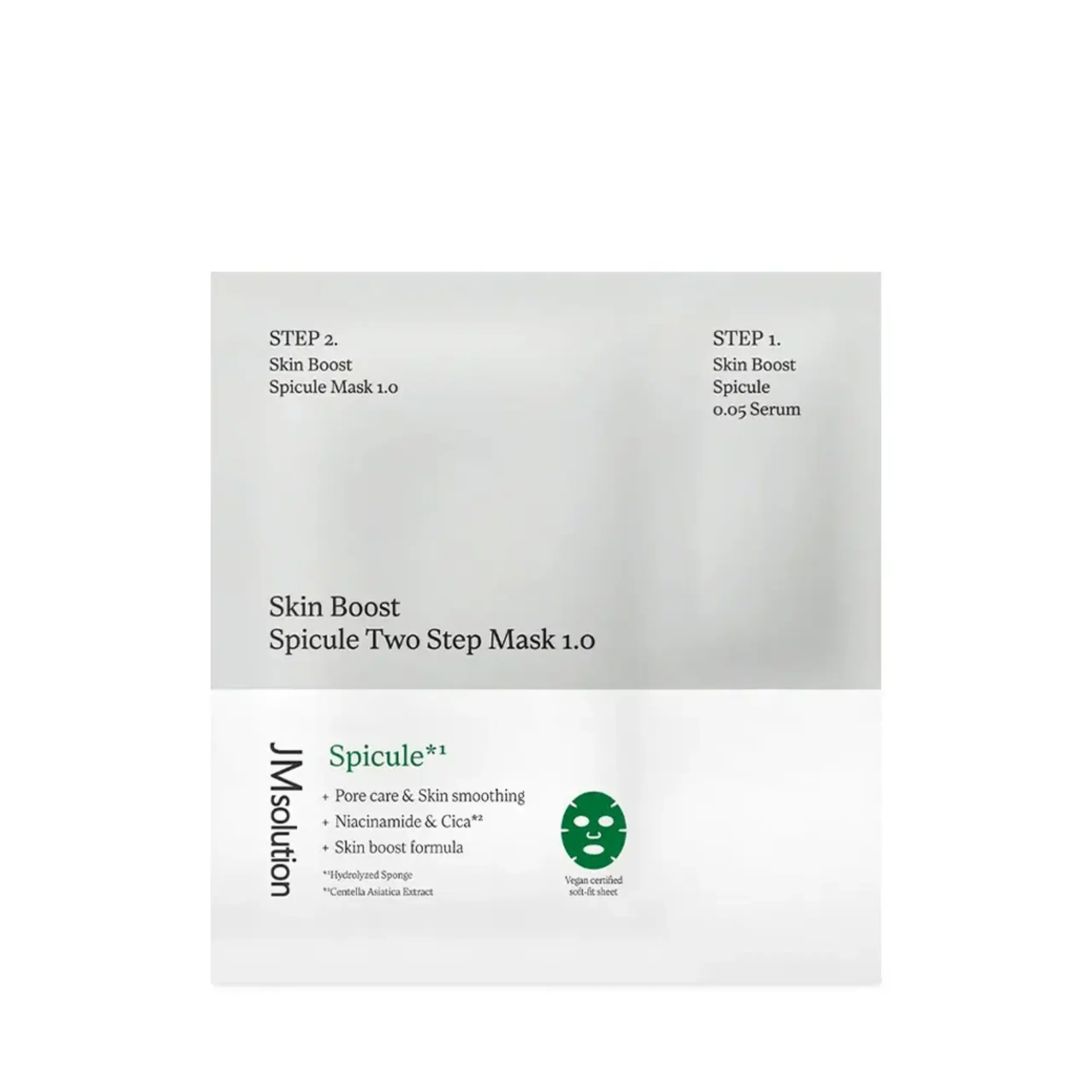 Mască în doi pași JMsolution Skin Boost Spicule Two Step Mask 1.0