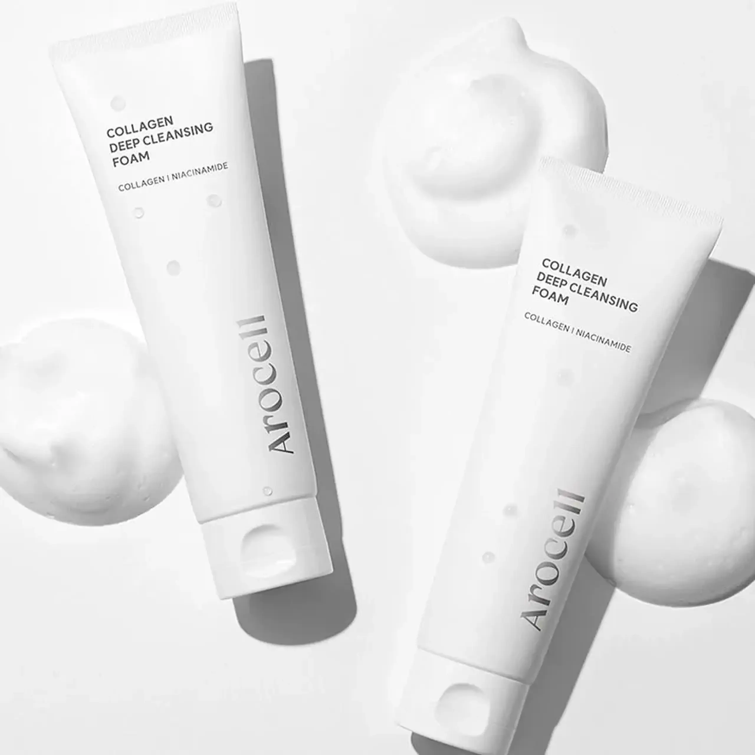 Spumă de curățare pentru față AROCELL Collagen Deep Cleansing Foam 120ml