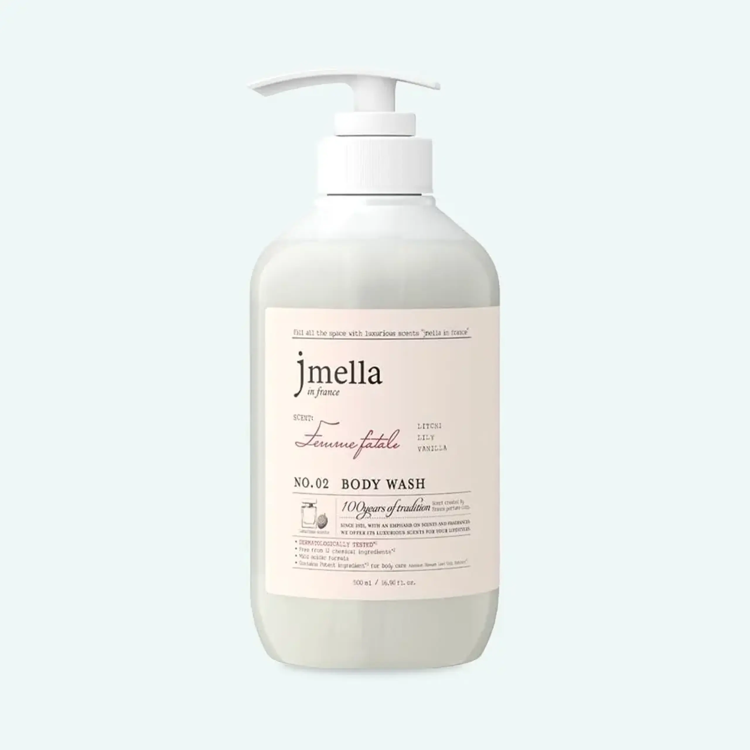 Gel de duș Jmella in France Femme Fatale Body Wash 500ml