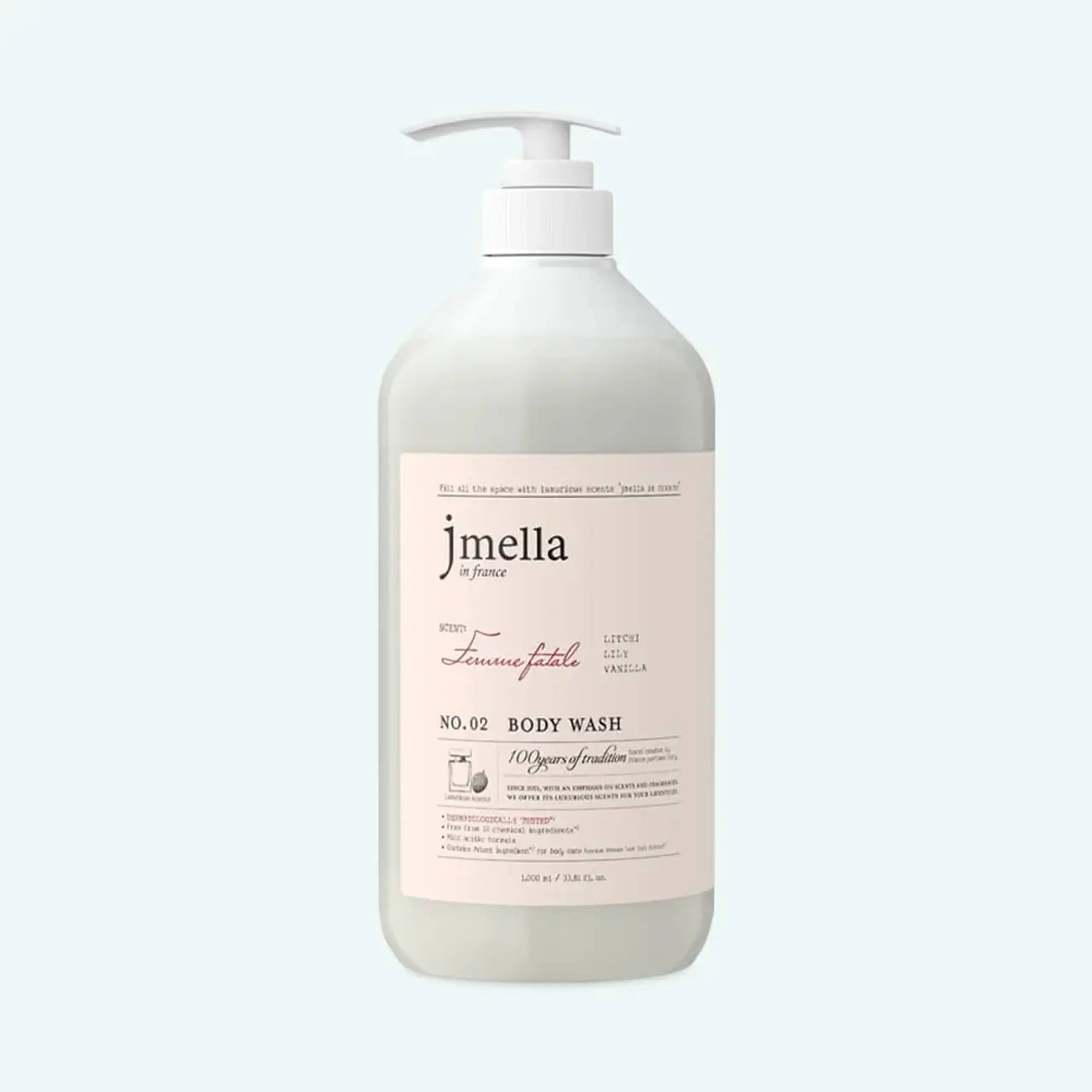 Gel de duș Jmella in France Femme Fatale Body Wash 1000ml