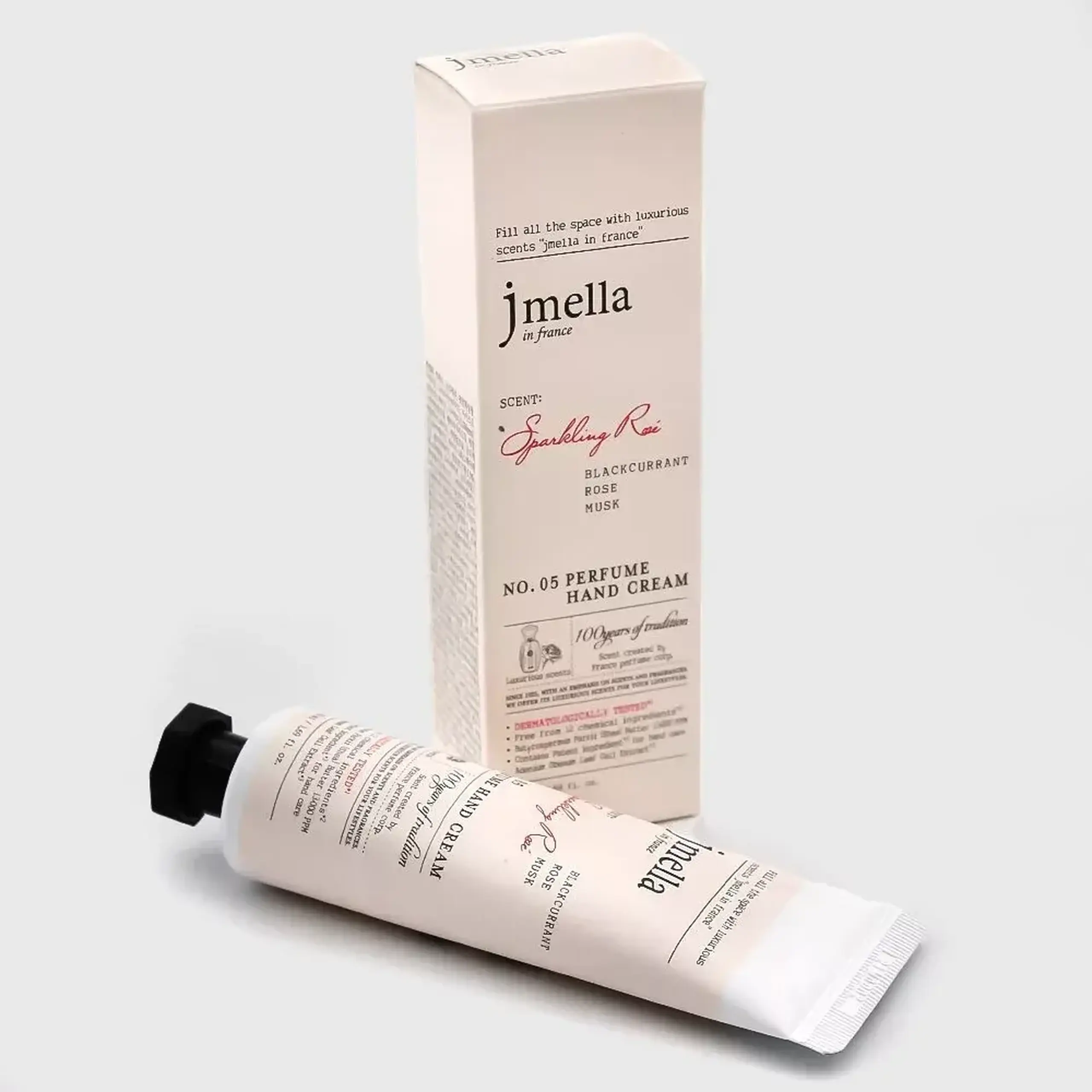 Cremă parfumată pentru mâini Jmella In France Sparkling Rose Perfume Hand Cream 50ml
