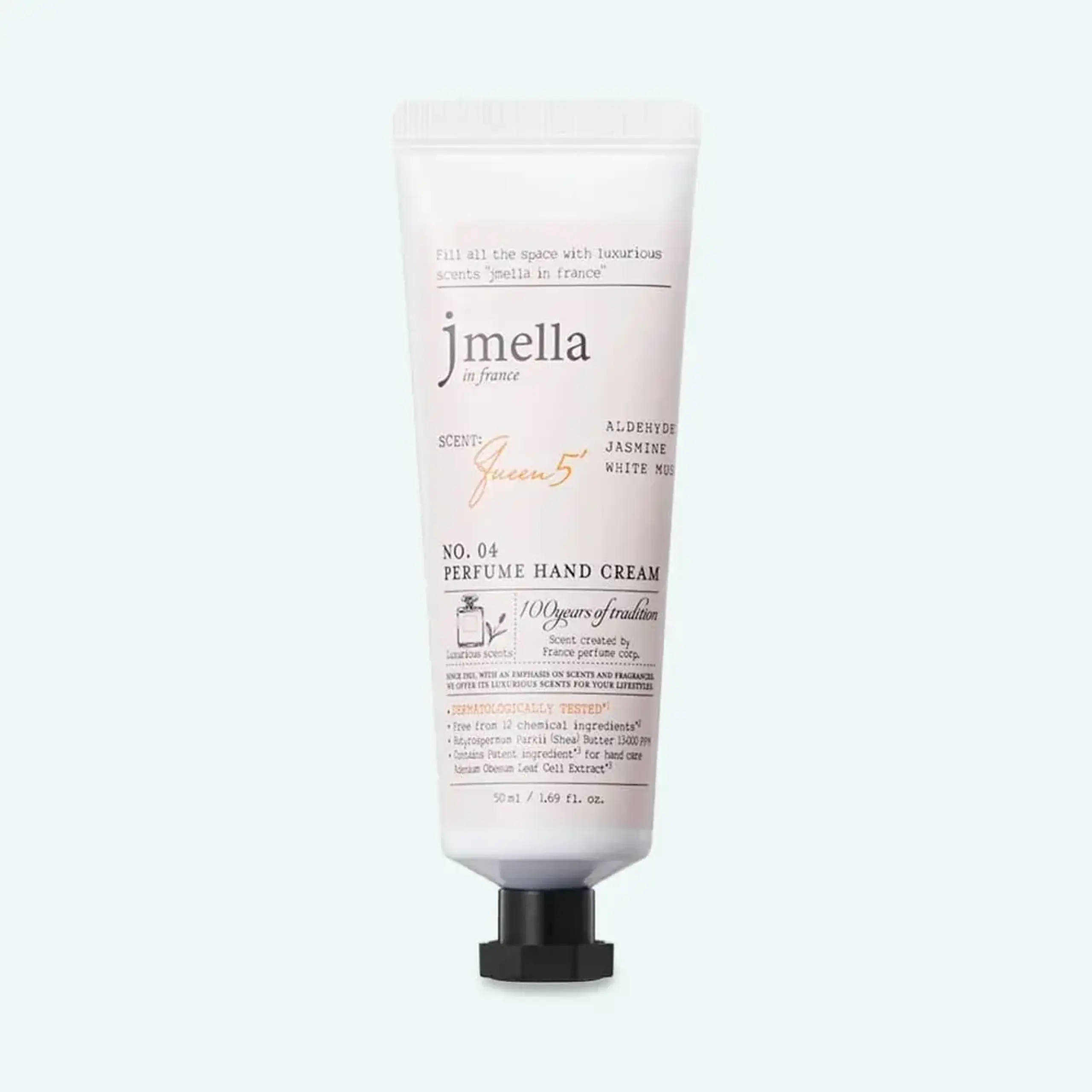 Cremă hrănitoare pentru mâini Jmella in France Perfume Hand Cream Queen 5 50ml
