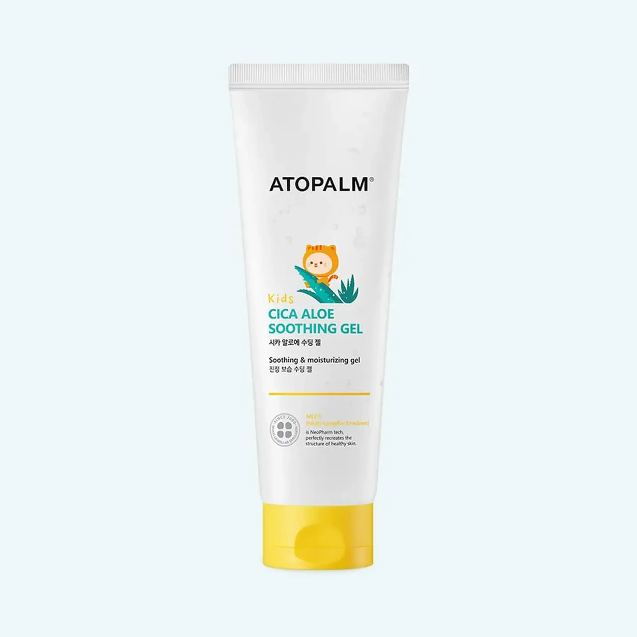 Cremă-Gel calmantă pe bază de Aloe pentru Copii Atopalm Cica Aloe Soothing Gel 250 ml