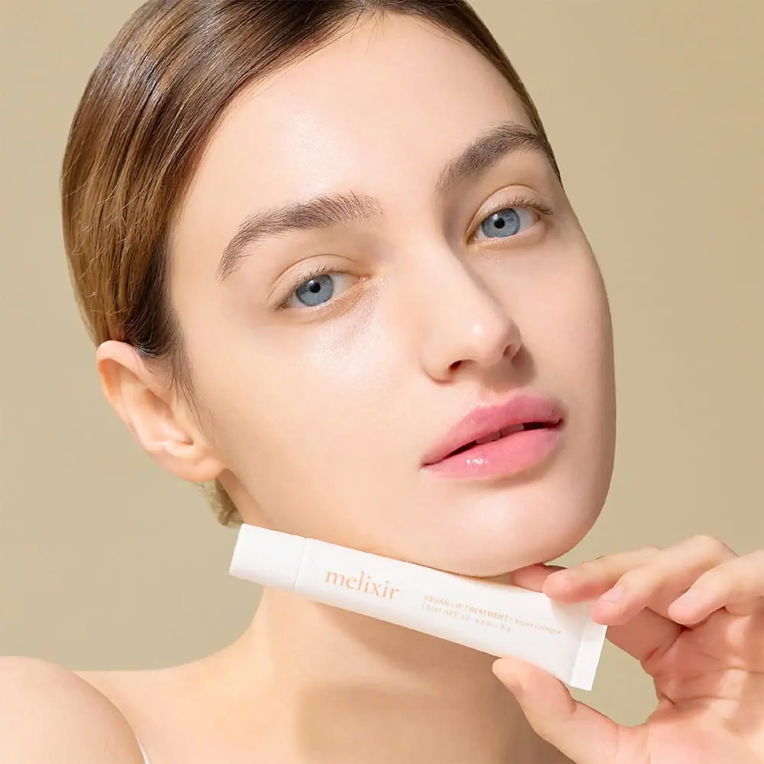 Balsam pentru buze Melixir Vegan Lip Treatment 01 Clear SPF 15g