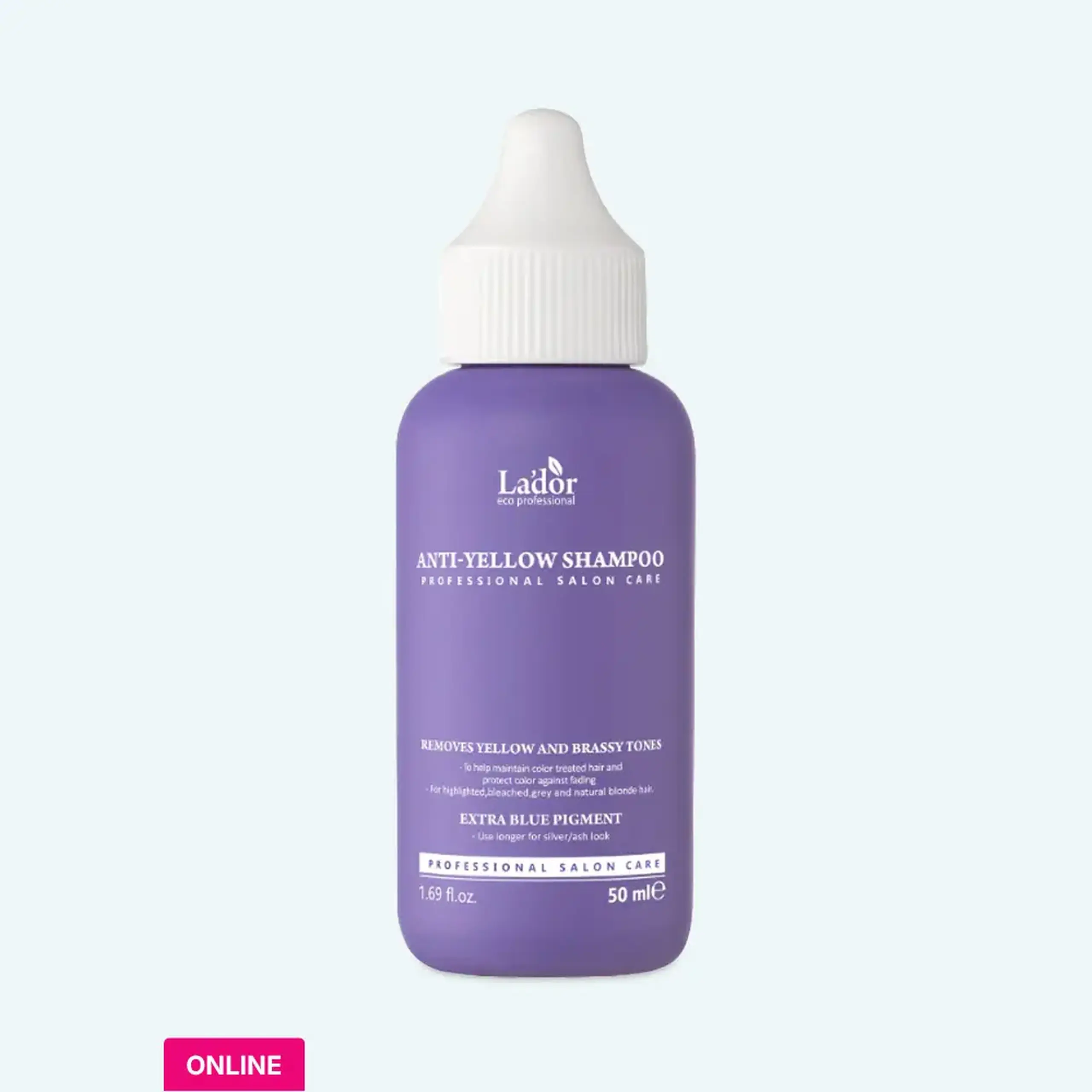 Şampon pentru eliminarea nuanței gălbuie a părului blond Lador Anti-Yellow Shampoo 50ml