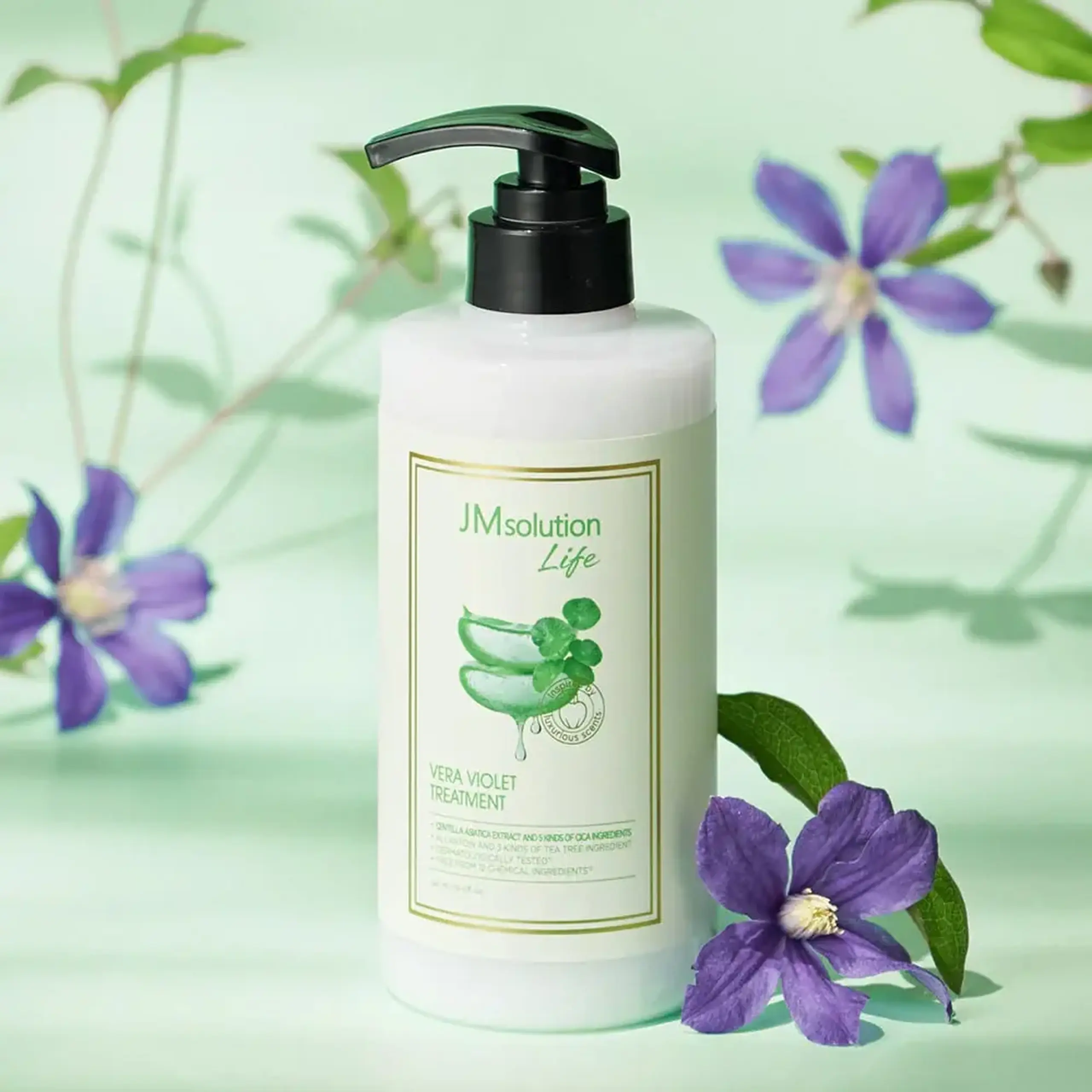 Mască-balsam calmantă pentru păr JMsolution Life Vera Violet Treatment 500ml