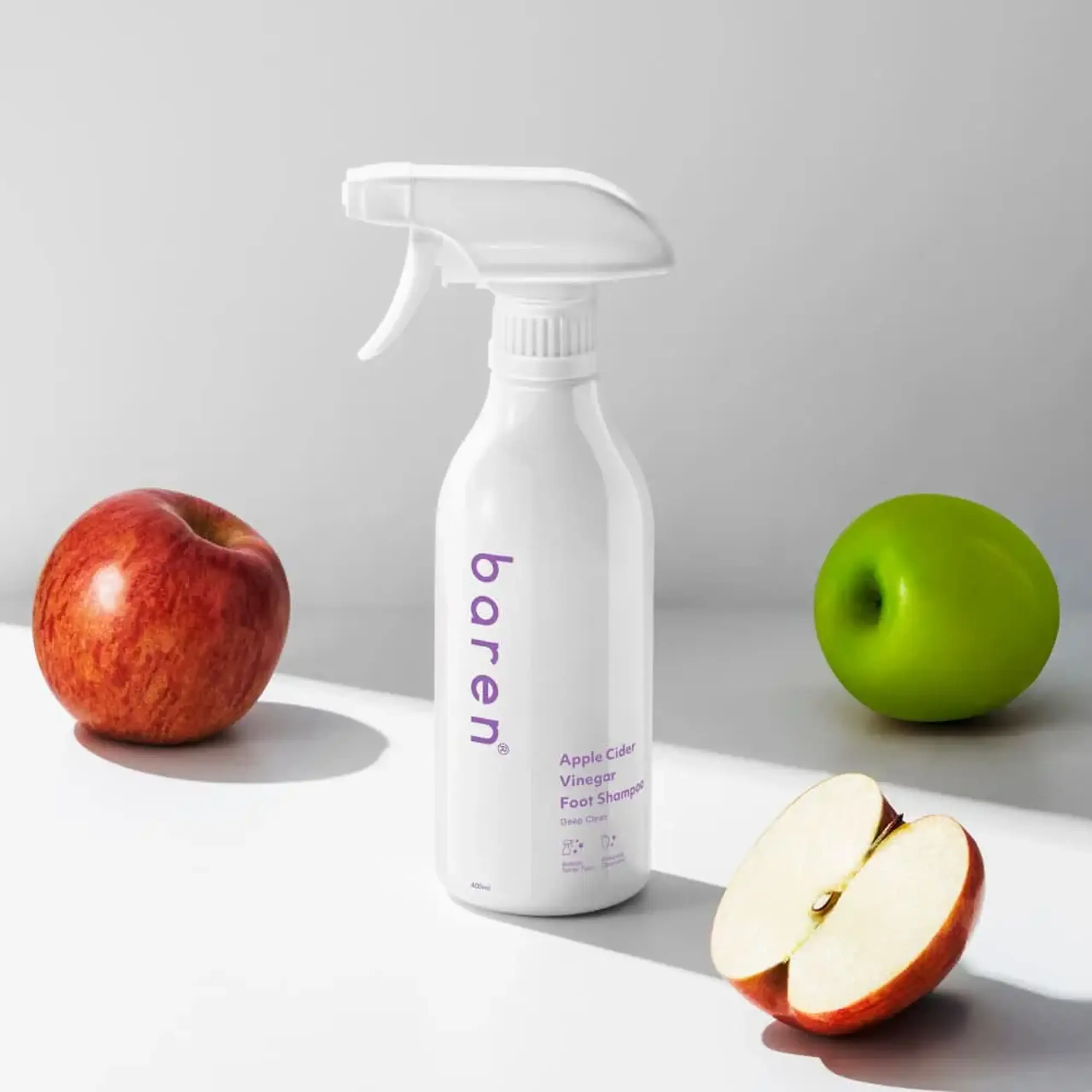 Gel spumant pentru spălarea picioarelor Baren Apple Cider Vinegar Foot Shampoo 400ml