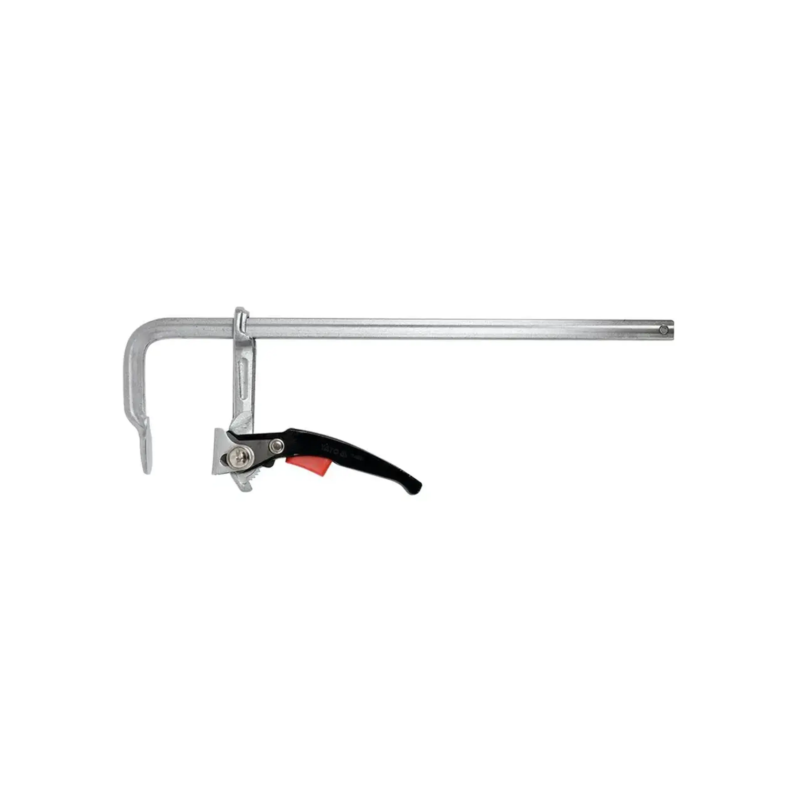 Presă tip F cu clichet 200 x 100 mm Yato - Dimensiuni (L x W x H x Ø) 400 x 100 mm