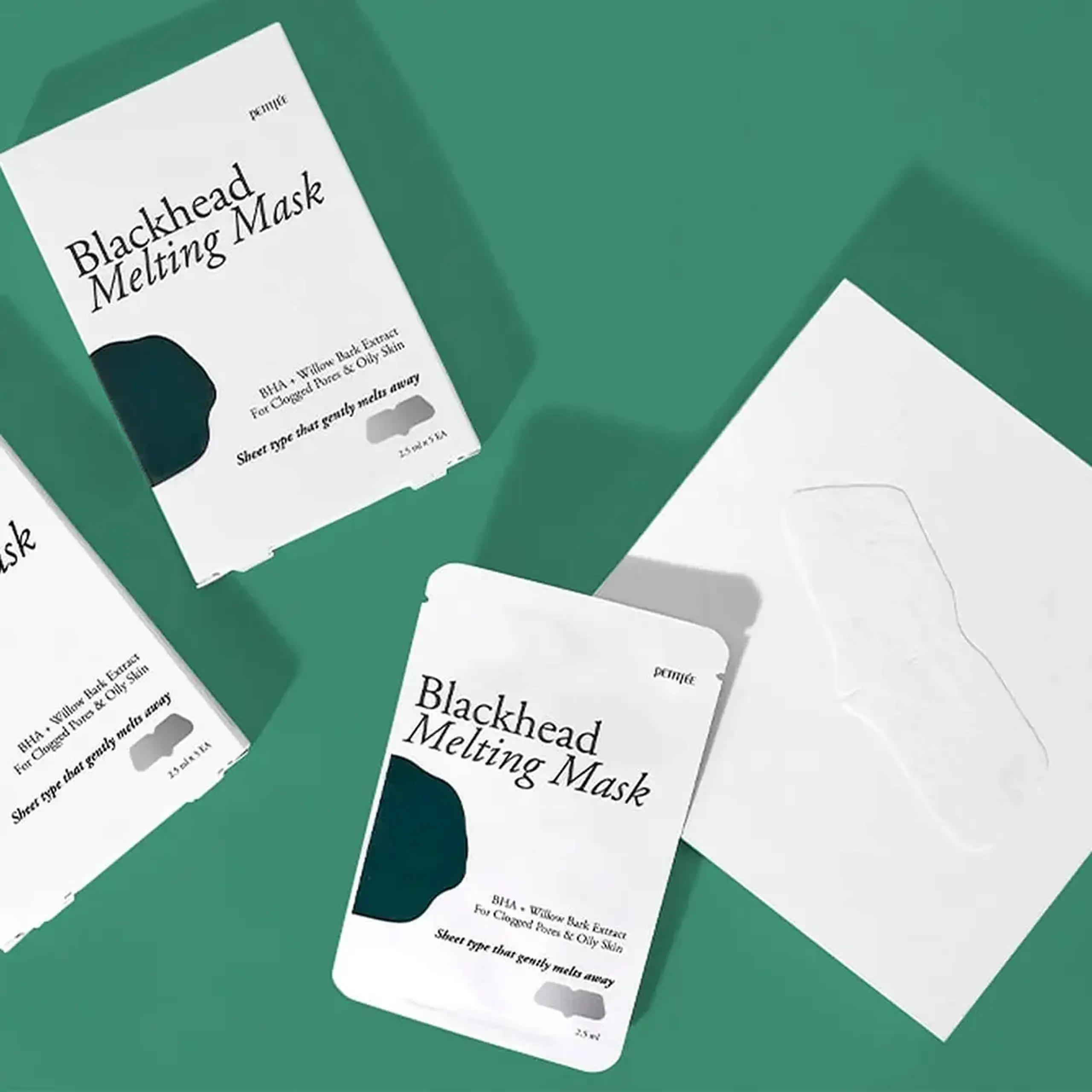 Mască pentru punctele negre de pe nas Petitfee Blackhead Melting Mask 2,5ml