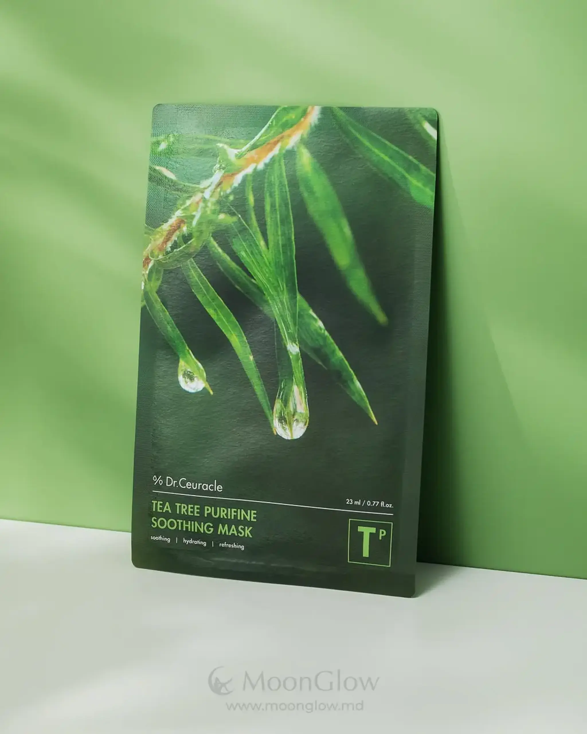 Mască calmantă cu extracte de ceai verde Dr. Ceuracle Tea Tree Purifine Soothing Mask
