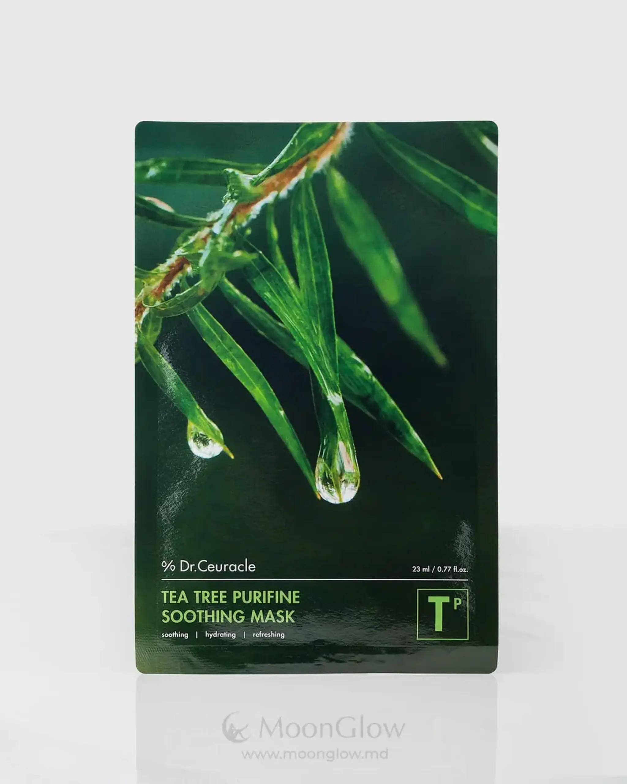 Mască calmantă cu extracte de ceai verde Dr. Ceuracle Tea Tree Purifine Soothing Mask