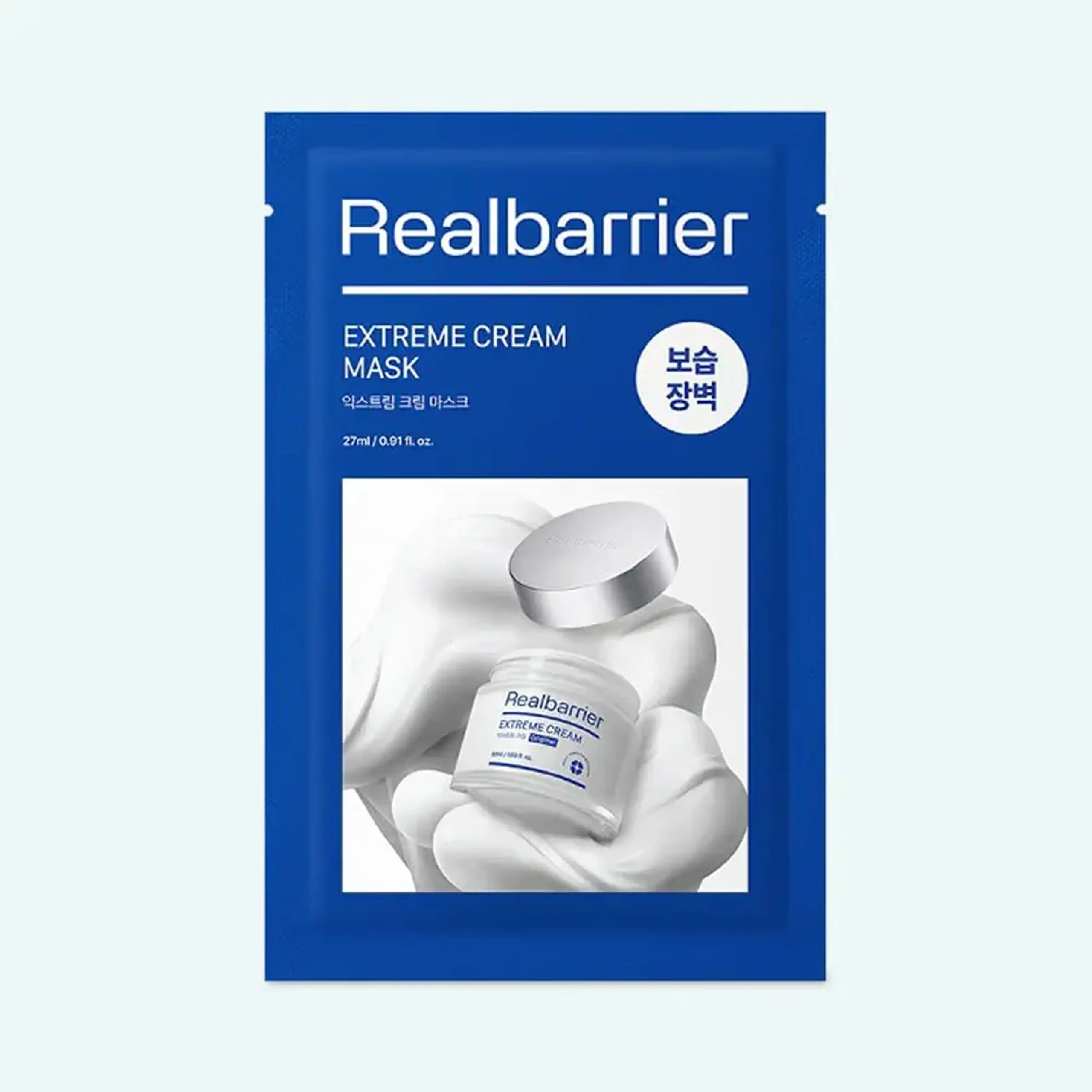 Mască hidratantă cu Panthenol și Madecassoside Real Barrier Extreme Cream Mask 27 ml