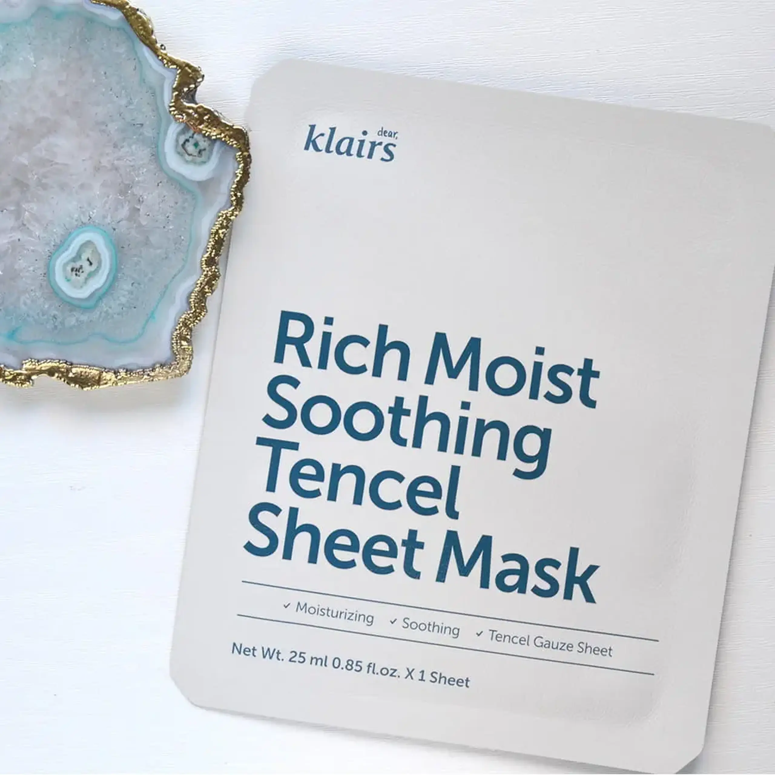Dear, Klairs Rich Moist Soothing Tencel Sheet Mask
