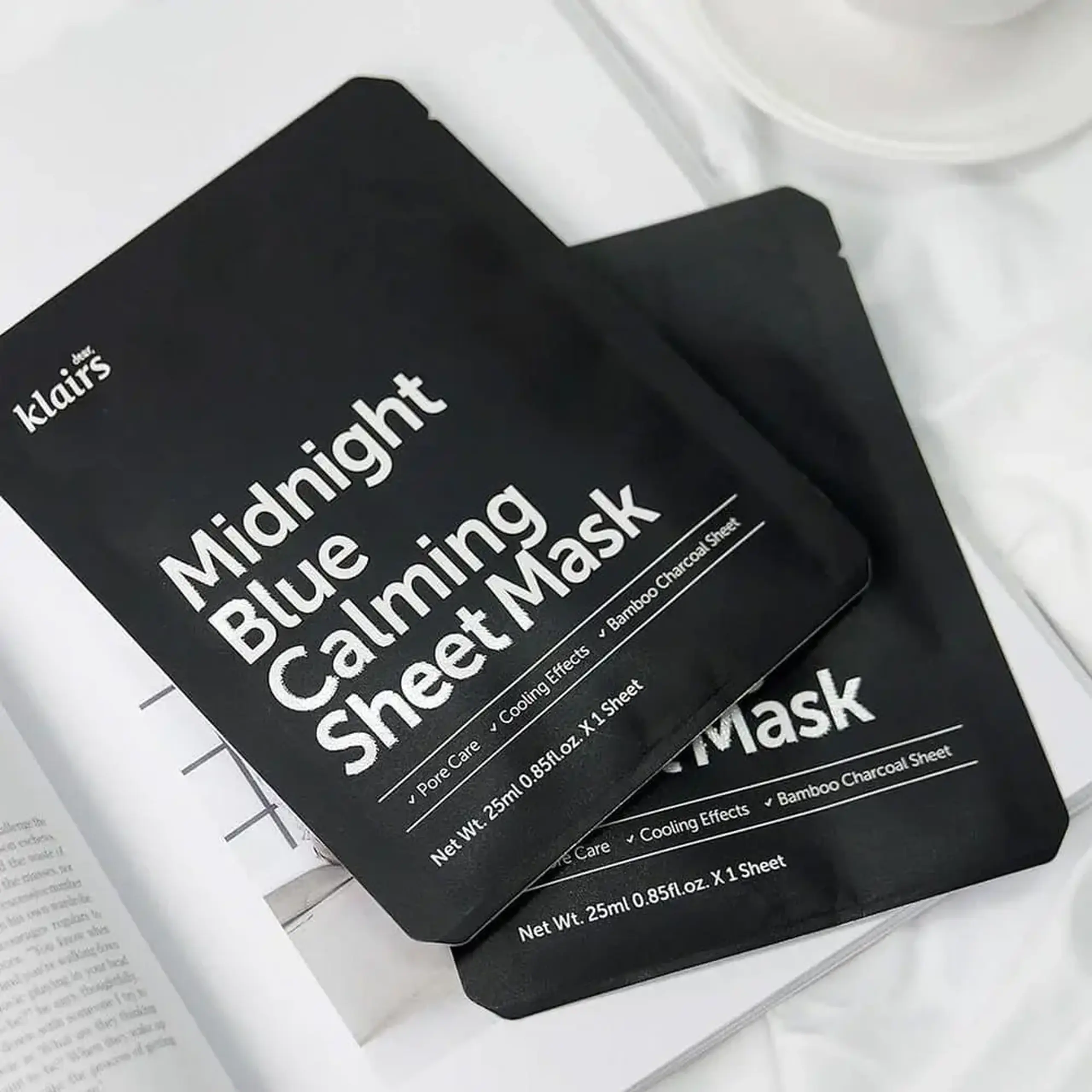 Dear, Klairs Midnight Blue Calming Sheet Mask