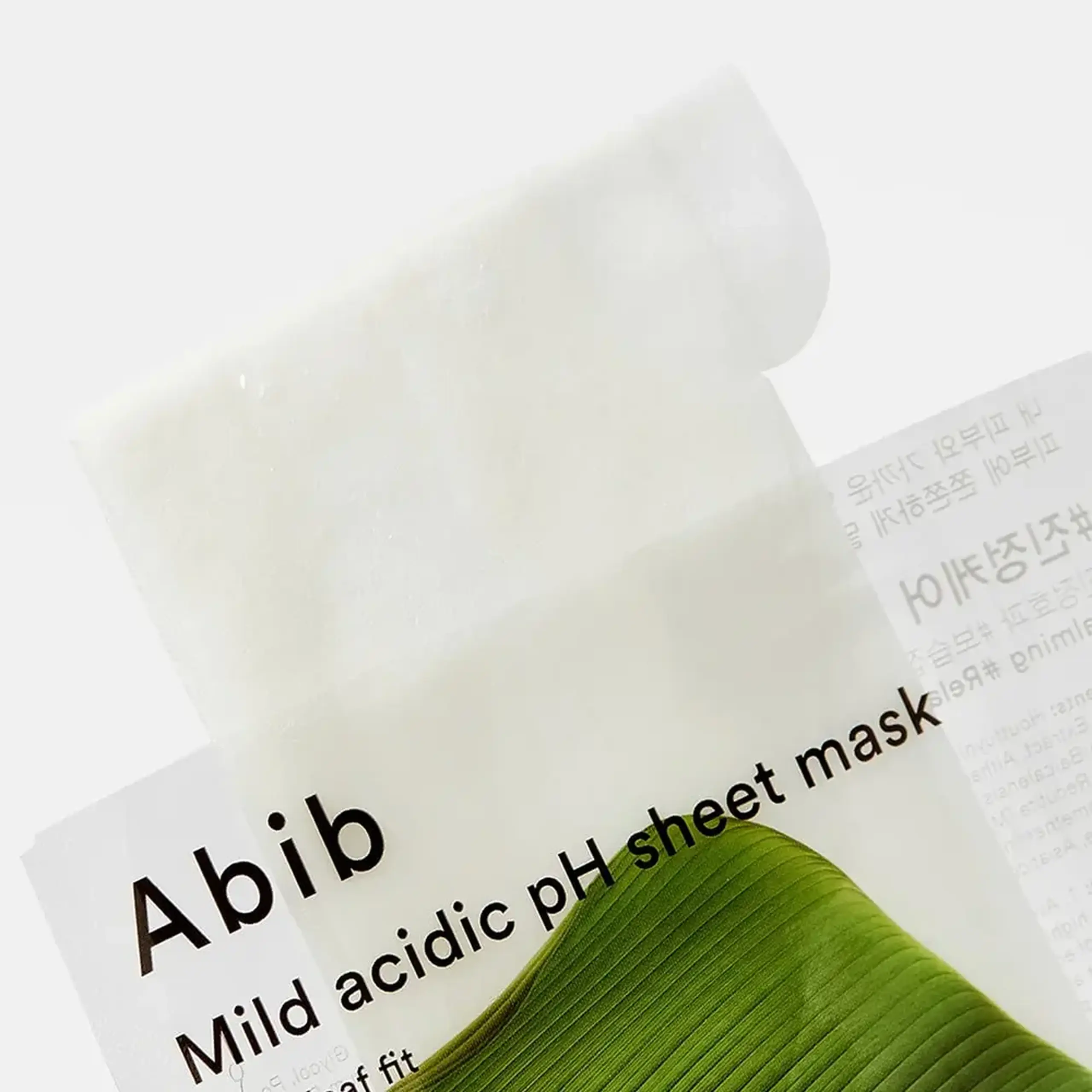 Mască pentru pielea sensibilă Abib Mild Acidic pH Sheet Mask Heartleaf Fit