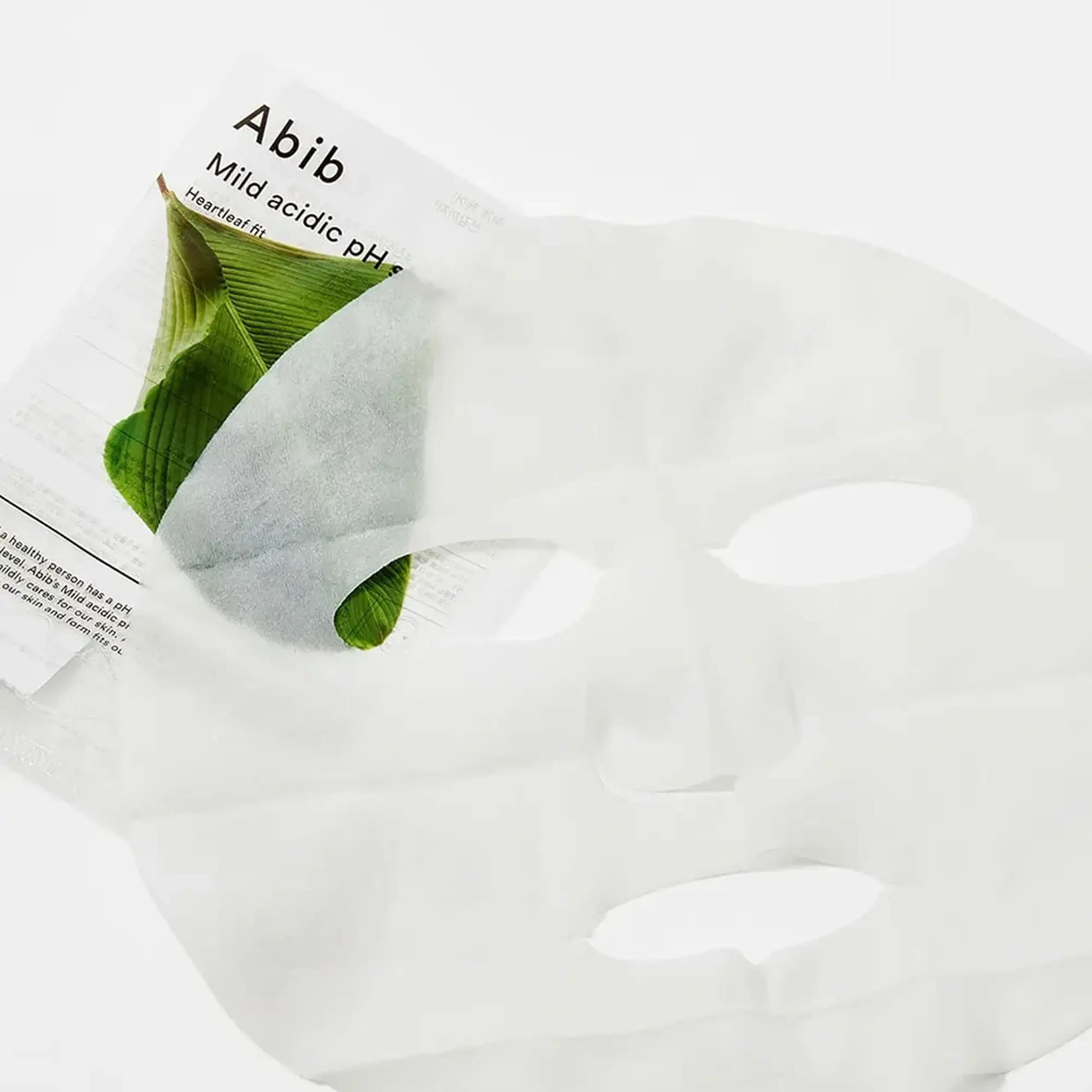Mască pentru pielea sensibilă Abib Mild Acidic pH Sheet Mask Heartleaf Fit