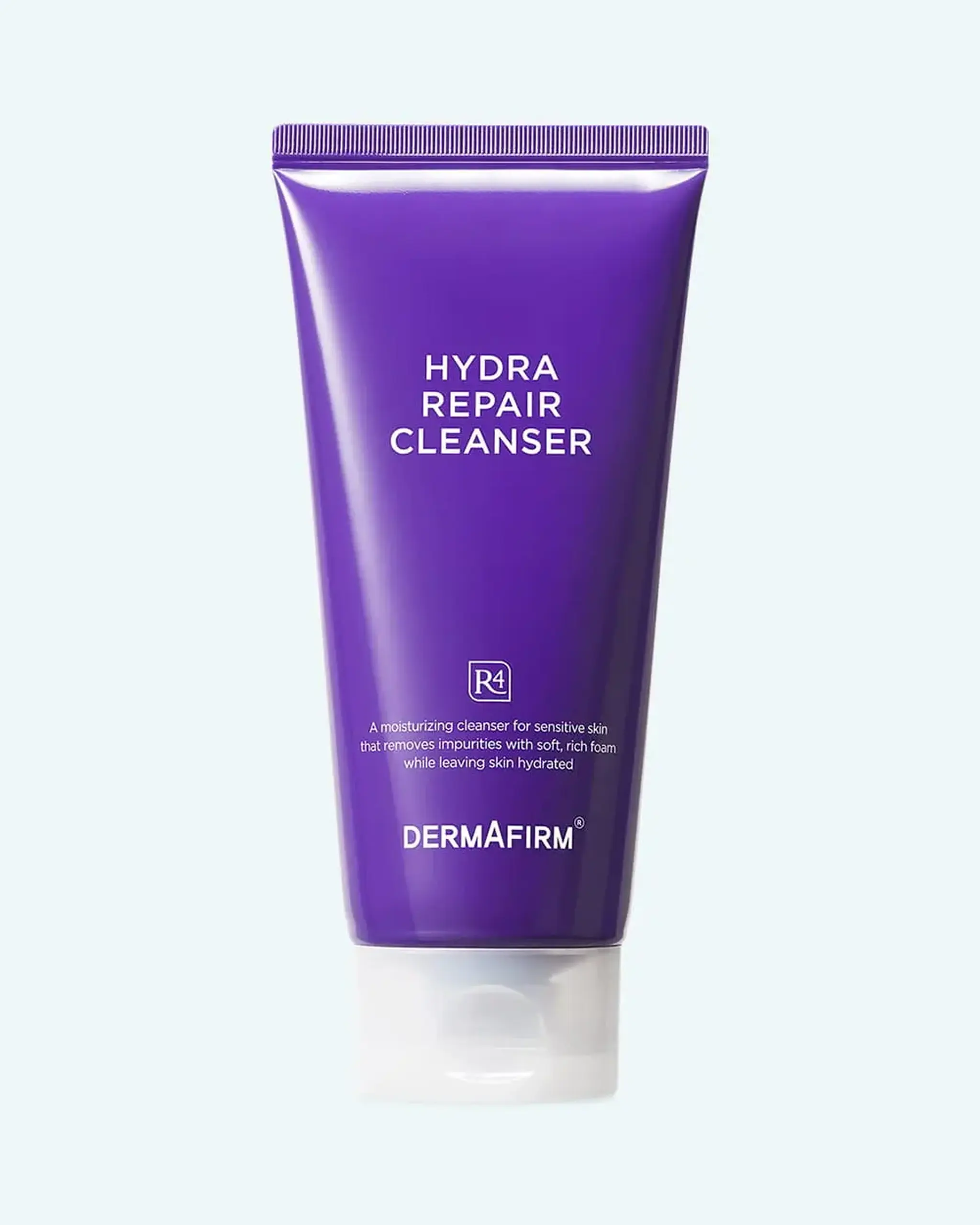 Spumă de curățare ultra-calmantă cu ph 5,5 Dermafirm Hydra Repair Cleanser R4 Perilla Purple 120ml