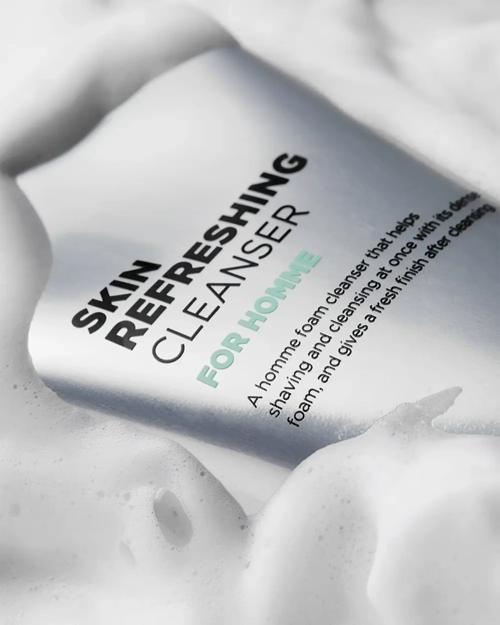Spumă pentru faţă (ras) DERMAFIRM Skin Refreshing Cleanser for Homme 120g