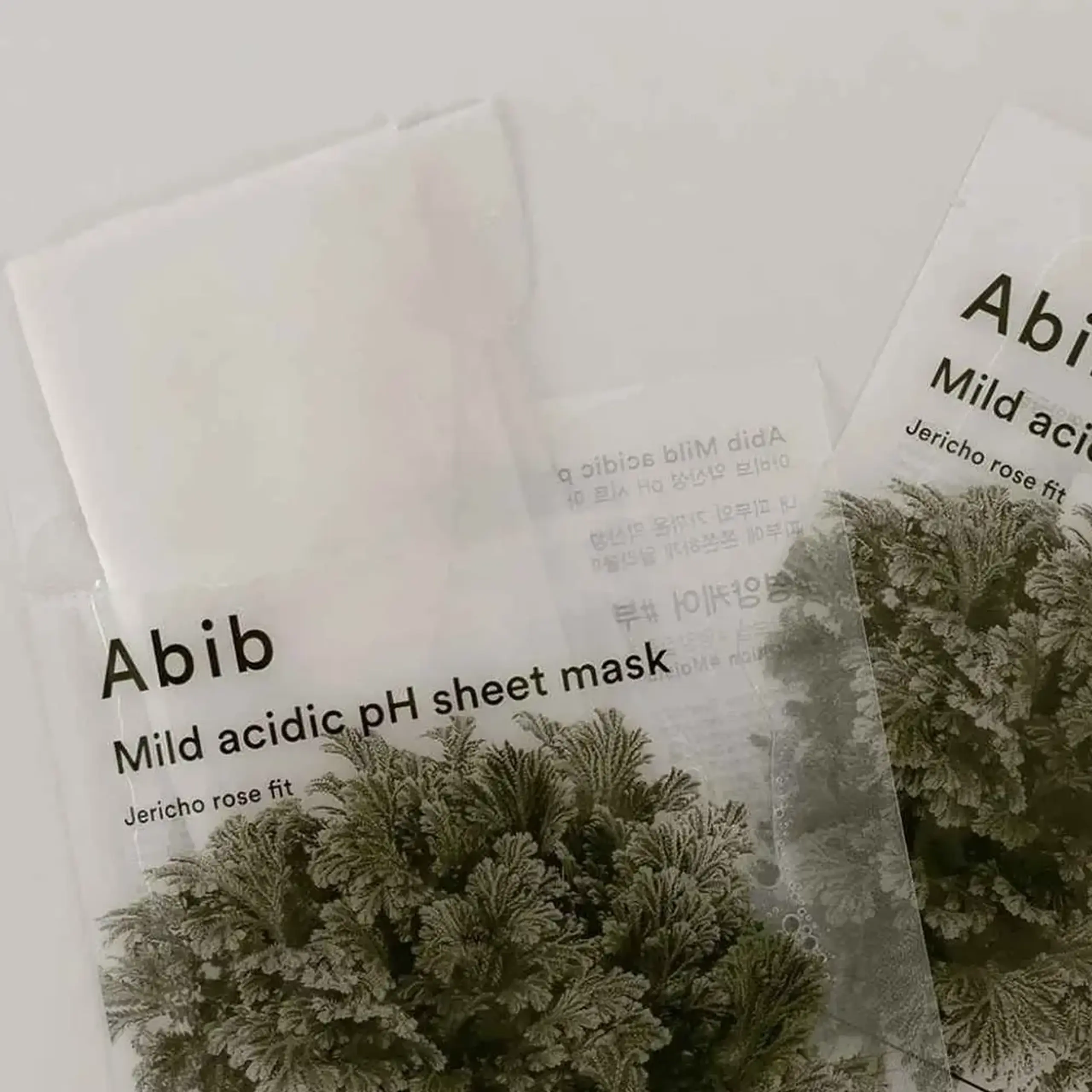 Mască hidratantă din țesătură, cu un pH slab Acid Abib Mild Acidic pH Sheet Mask Jericho Rose Fit