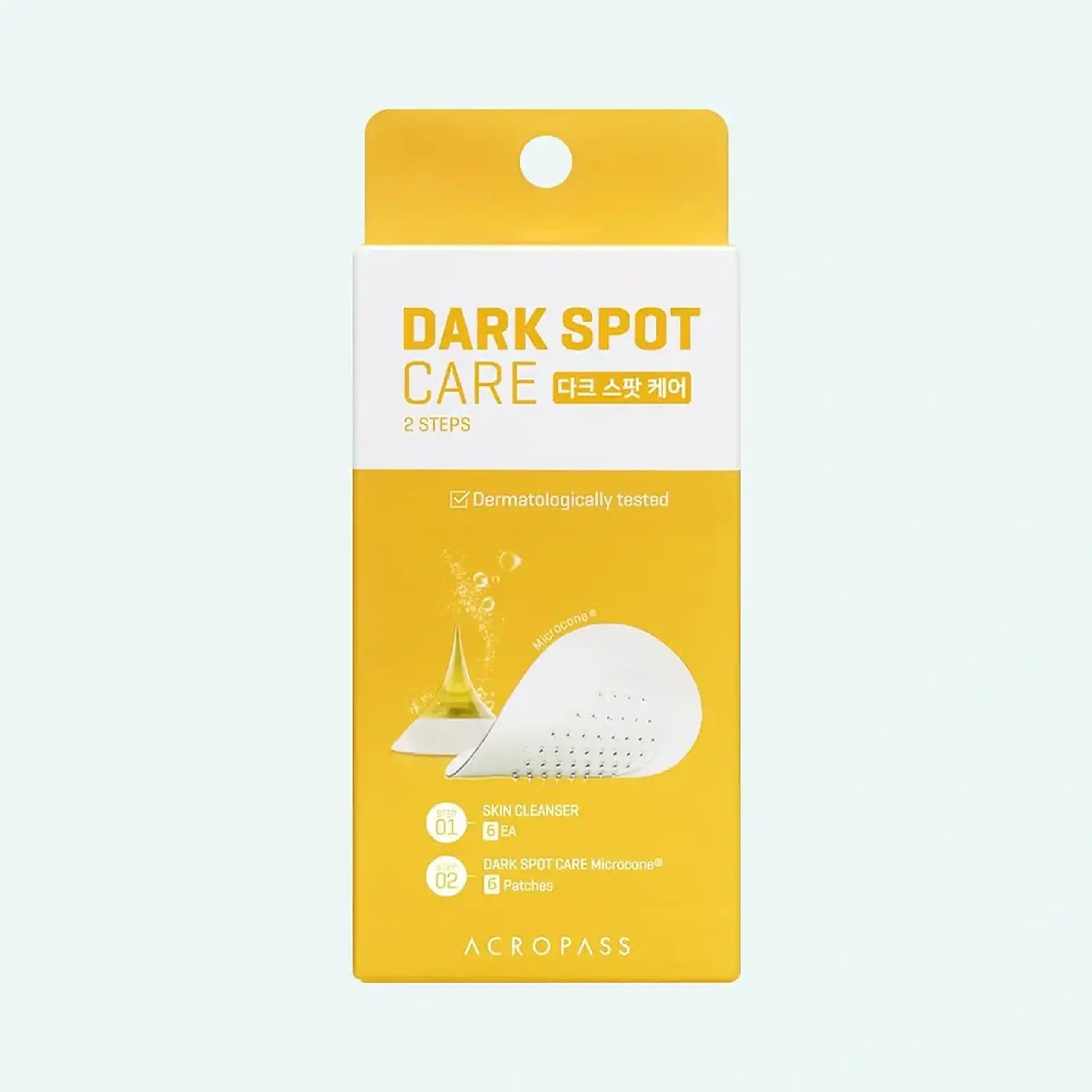 Plasturii iluminante pentru a reduce hiperpigmentarea pielii ACROPASS Dark Spot Care 6 Patches