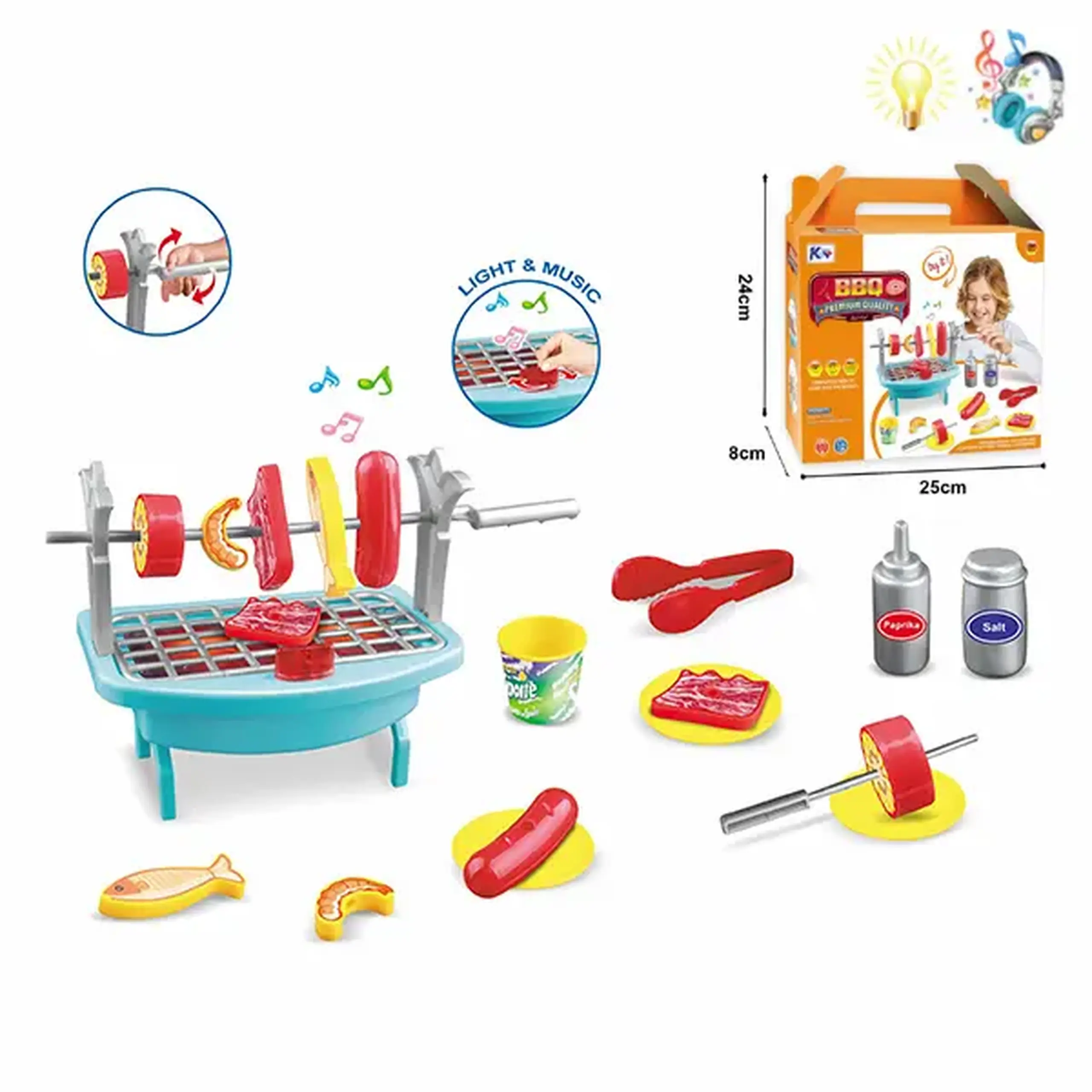 Set Barbeque cu muzica si lumini 40 140