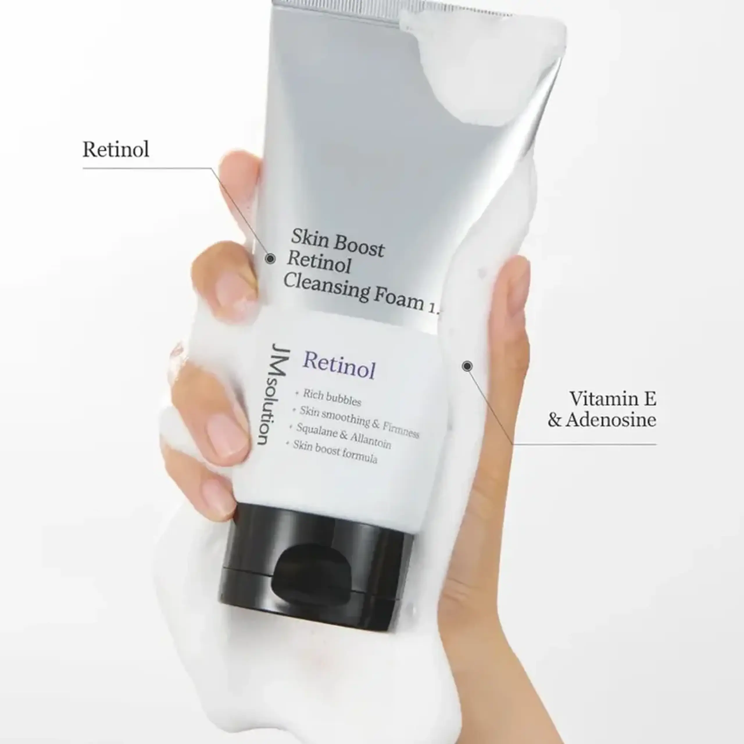 JMSolution skin boost retinol cleansing foam 1.5 150ml