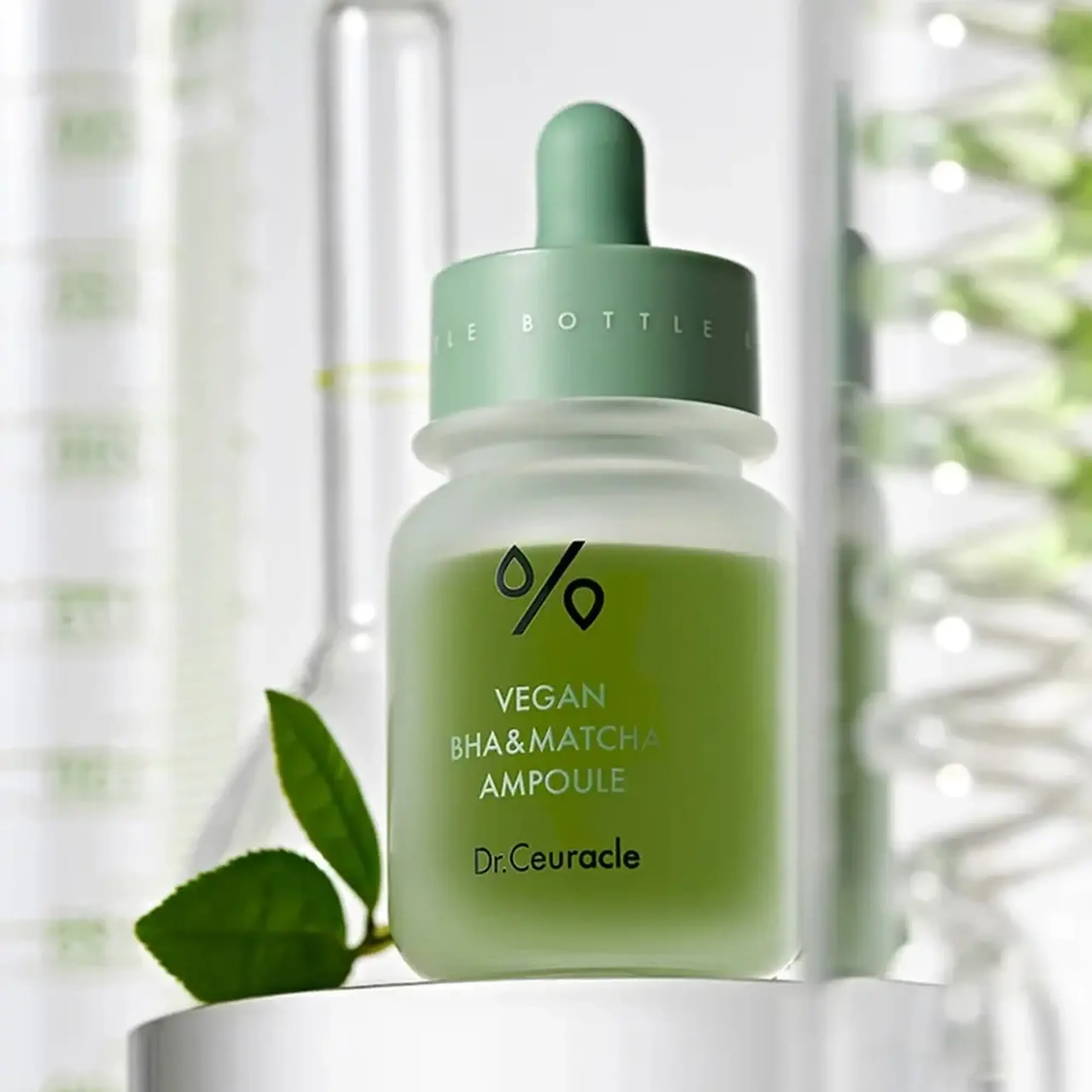 Ampulă vegană pentru tenul gras Dr.Ceuracle Vegan Bha&amp;Matcha Ampoule 30ml