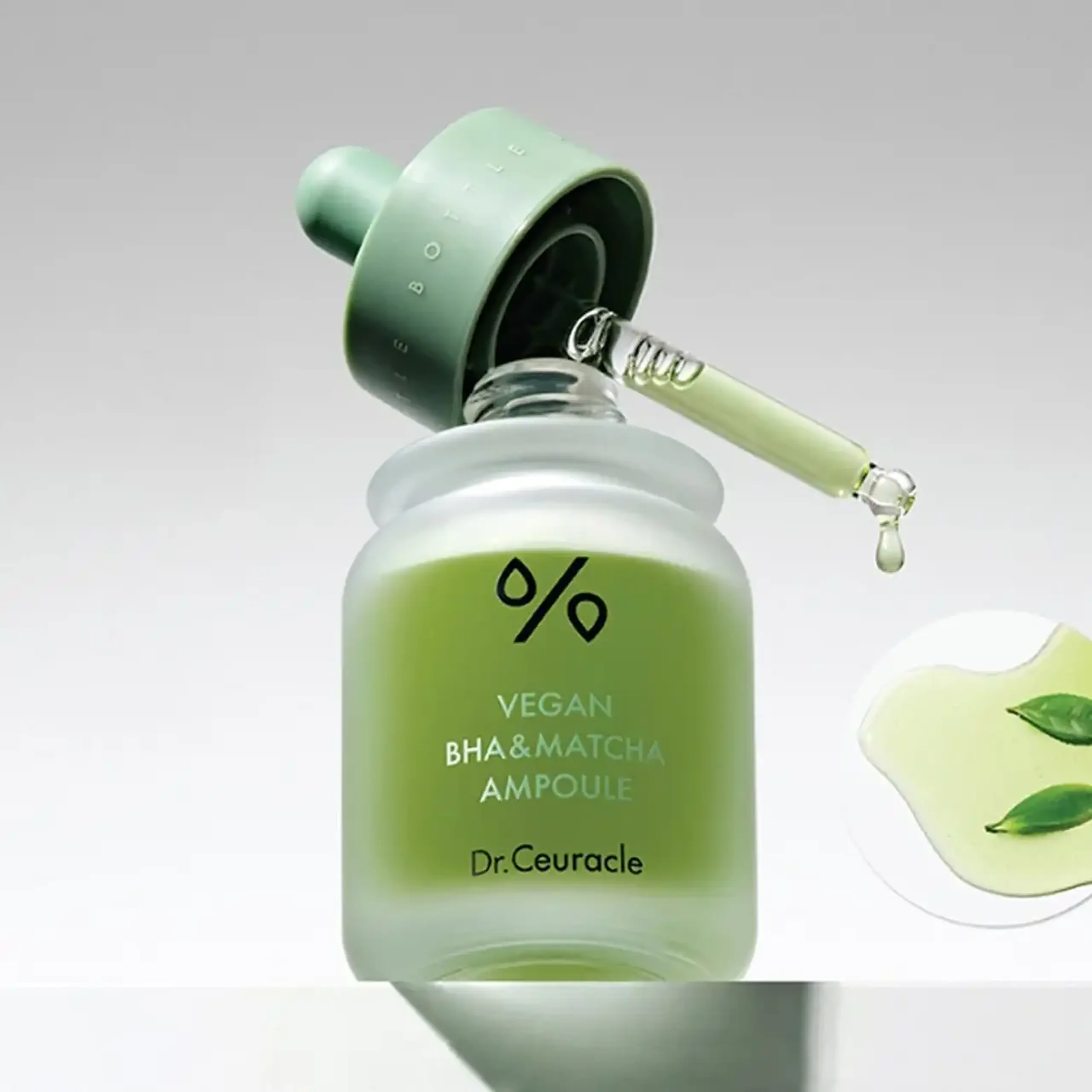 Ampulă vegană pentru tenul gras Dr.Ceuracle Vegan Bha&amp;Matcha Ampoule 30ml