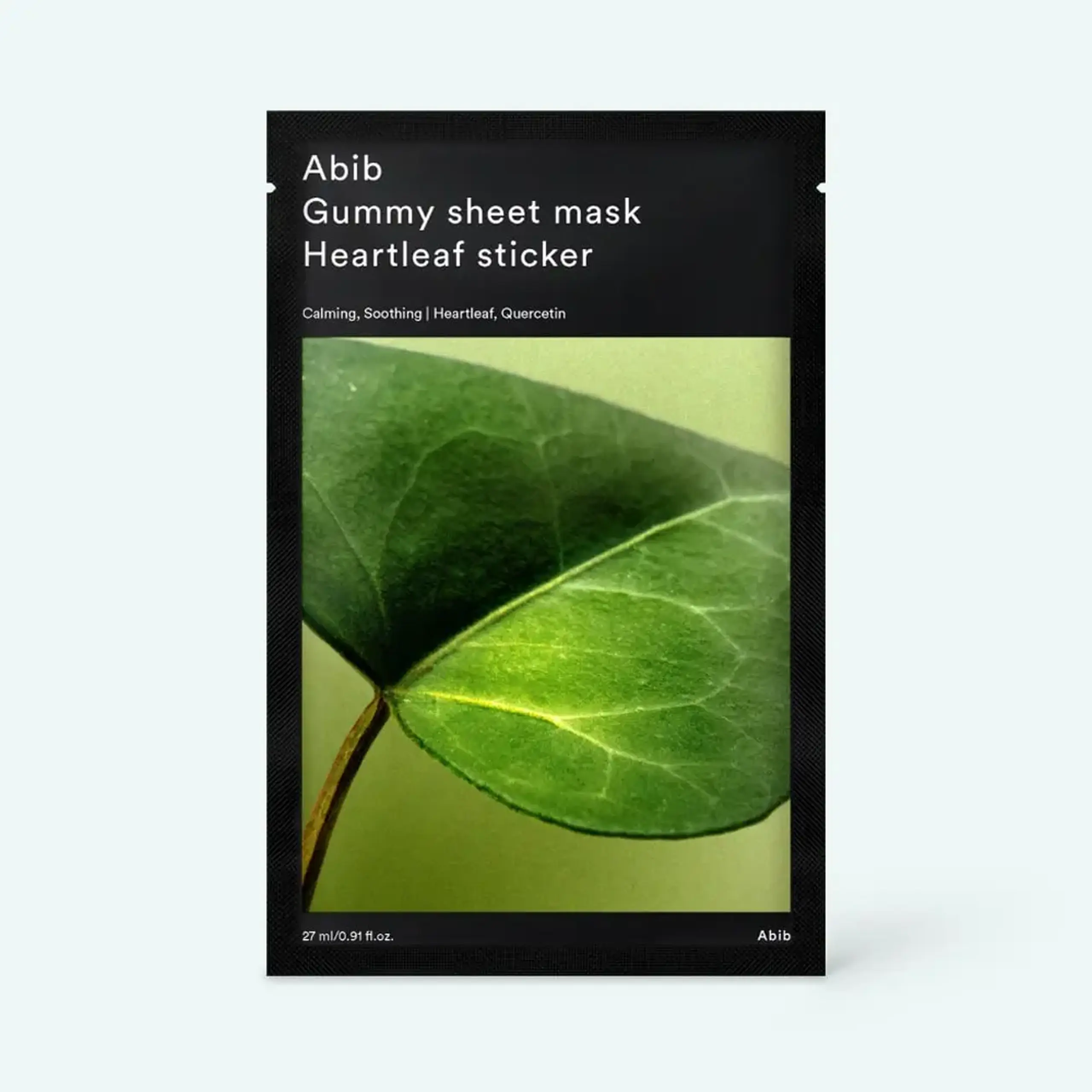 Mască de țesătură Abib Gummy Sheet Mask Heartleaf Sticker