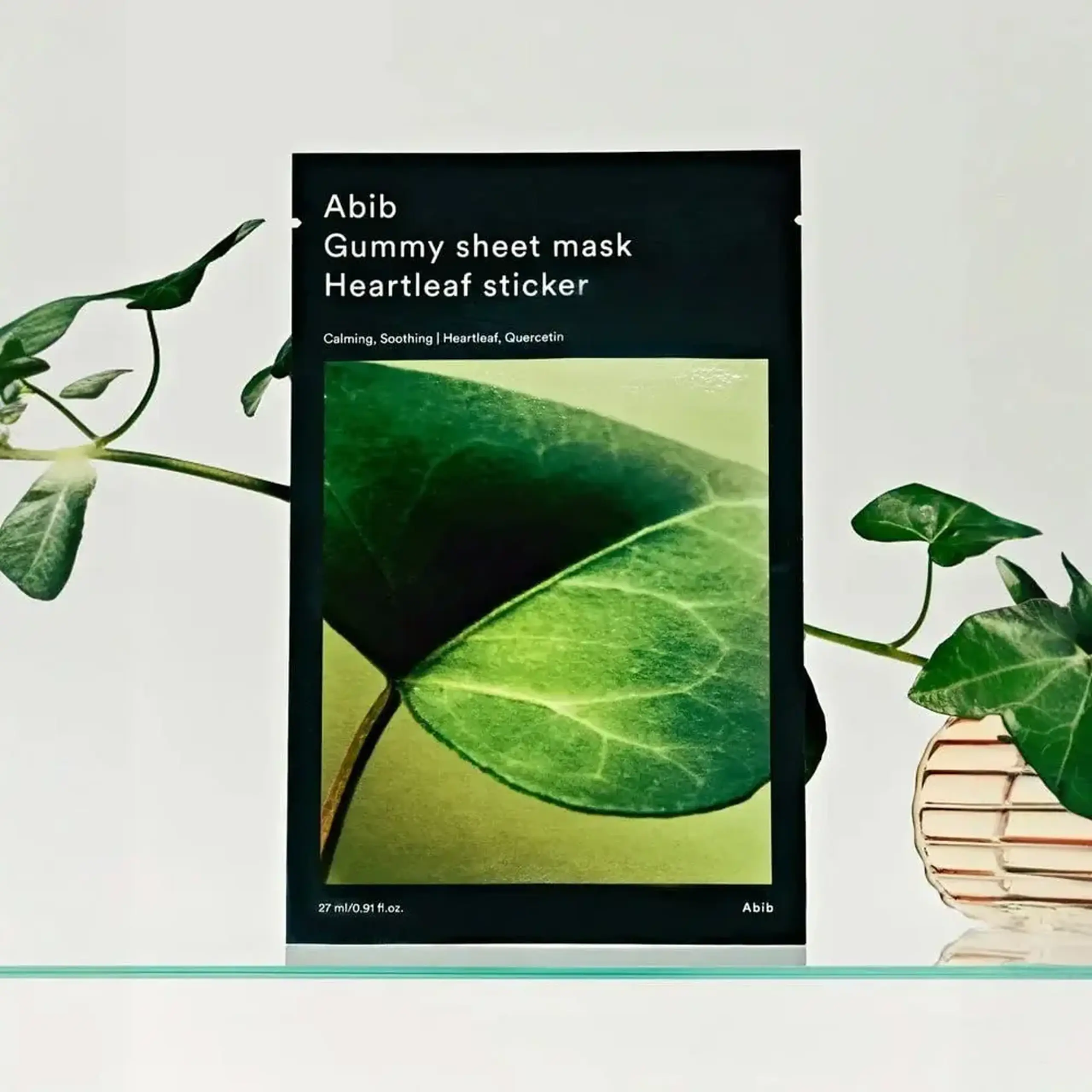 Mască de țesătură Abib Gummy Sheet Mask Heartleaf Sticker